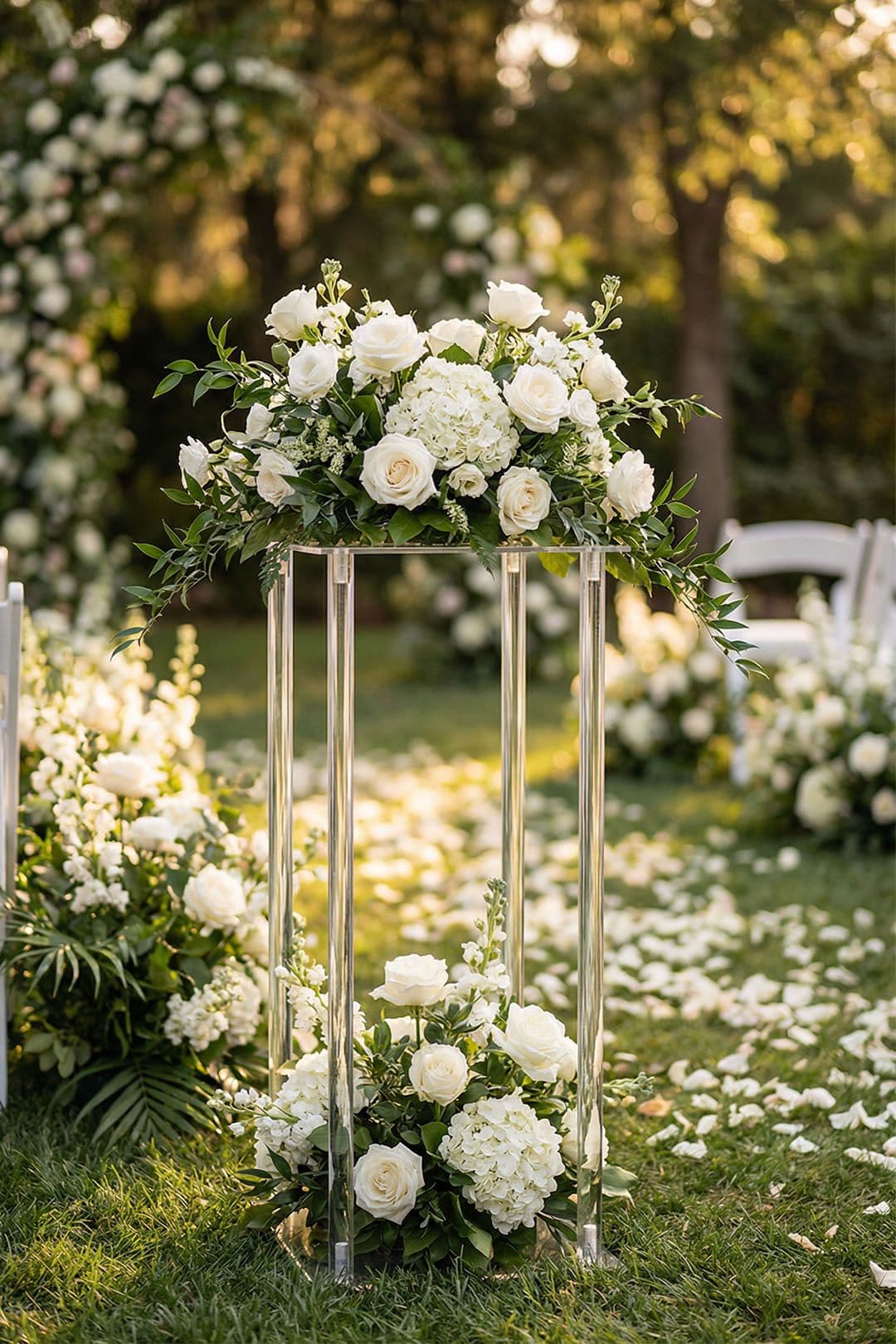 Acrylic Wedding Center Flower Rack