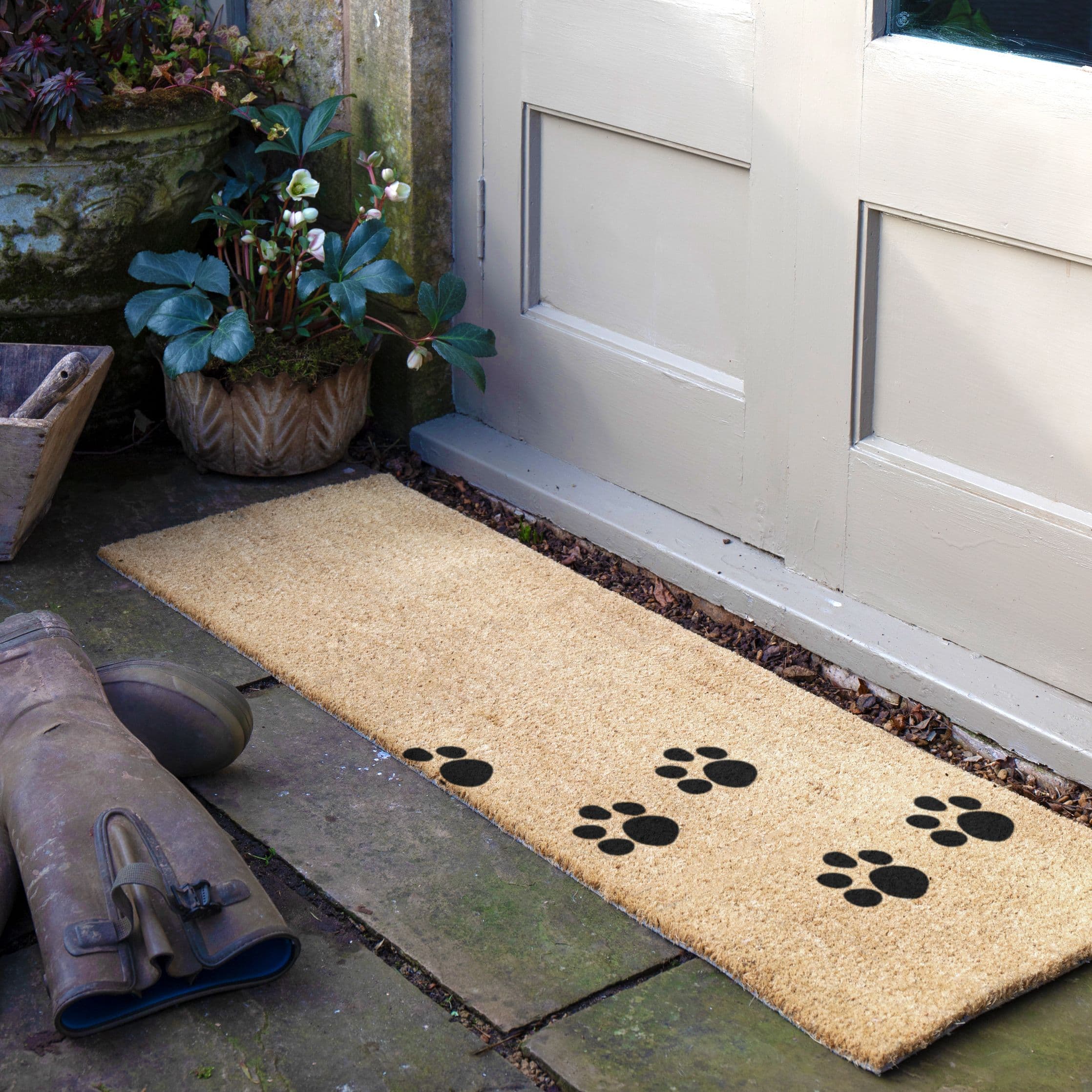 Paw Prints Patio Doormat