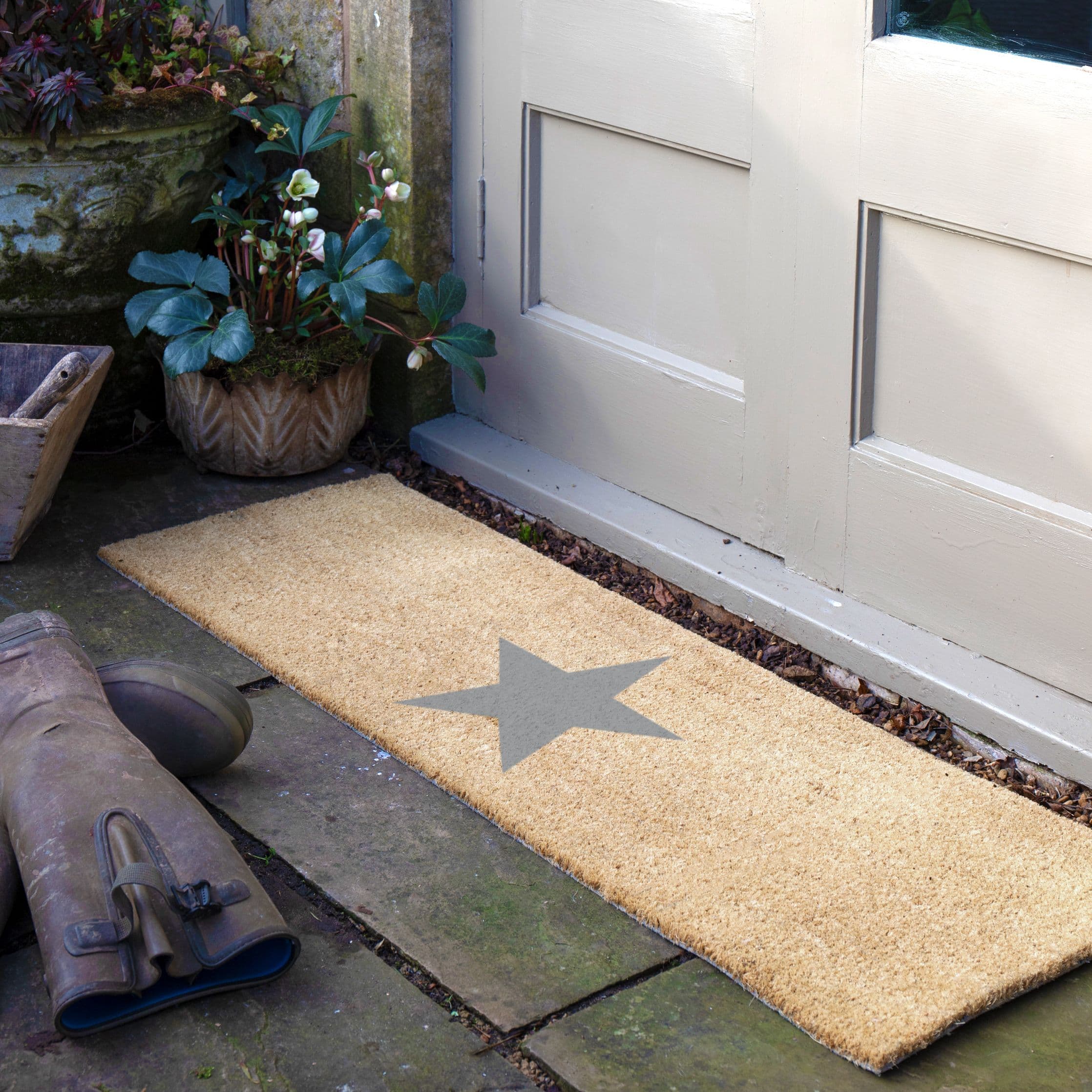 Star Double Door Mat