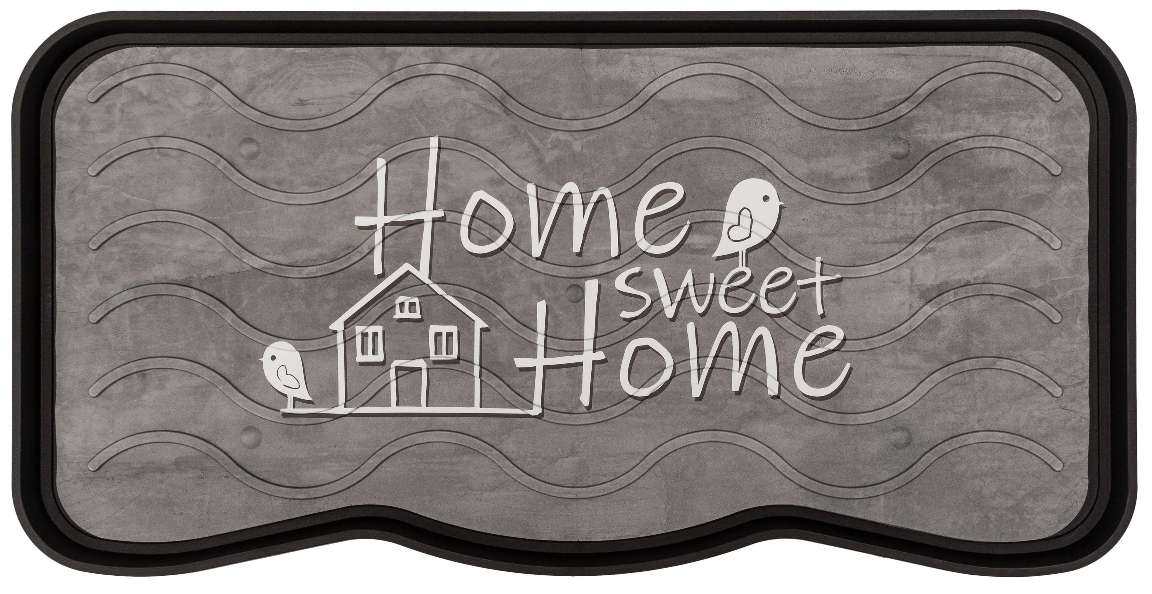 Heavy Duty Rubber Boot Tray 75 x 40cm Sweet Home