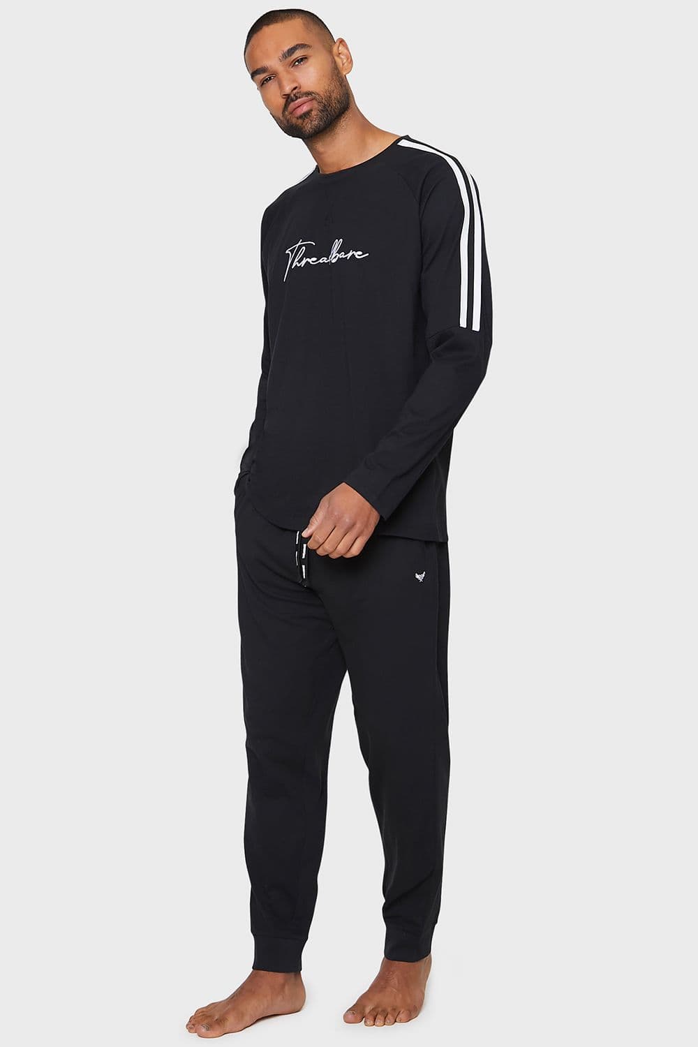 Sting Cotton Blend Jersey Long Sleeve Pyjama Set