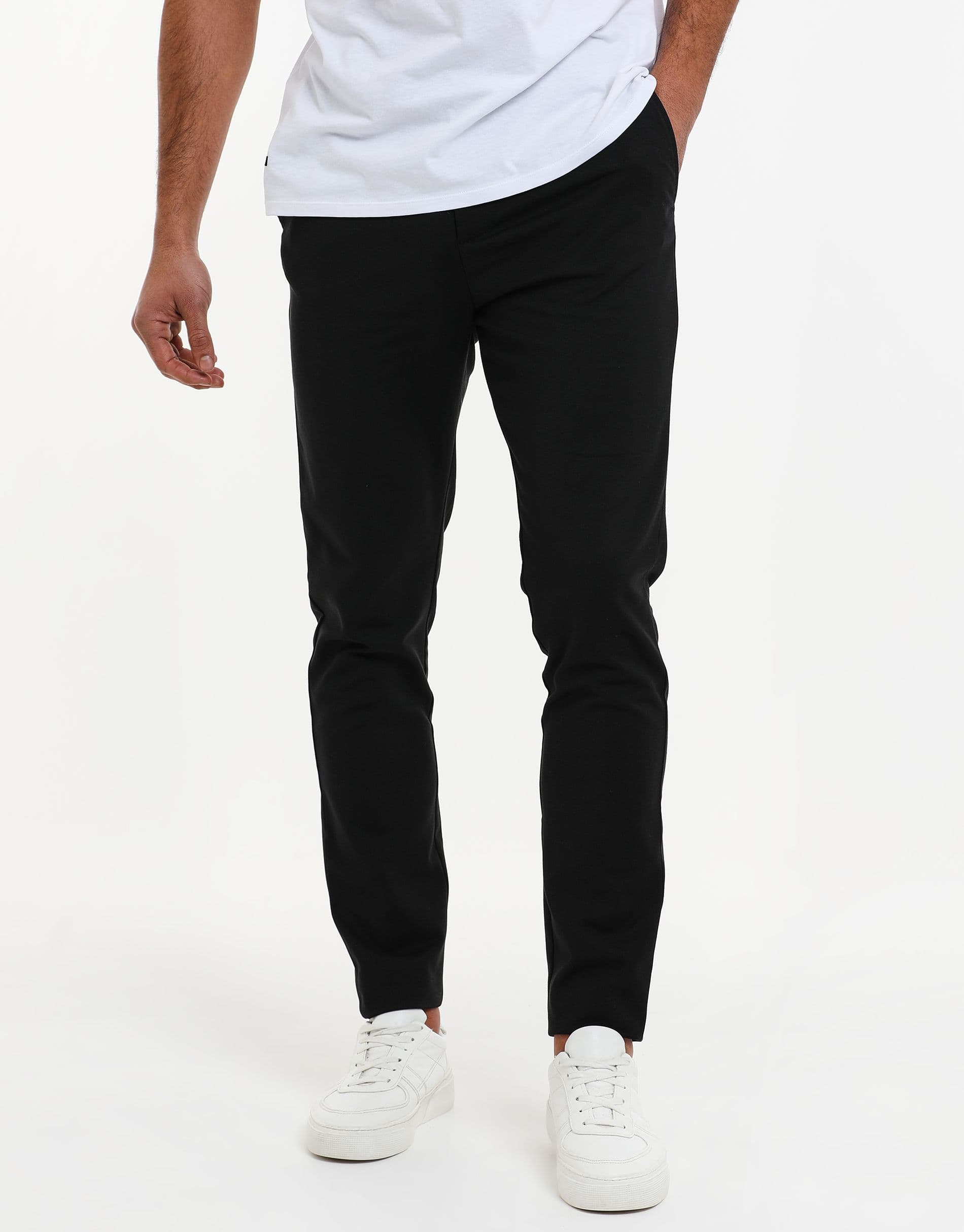 Freddie Slim Fit Cotton Blend Trousers