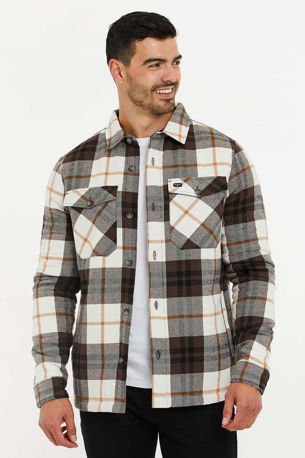 France Borg Lined Shacket