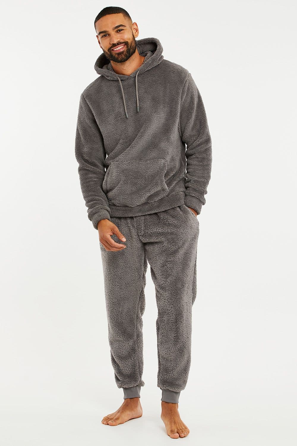 Circle Borg Hooded Loungewear Set