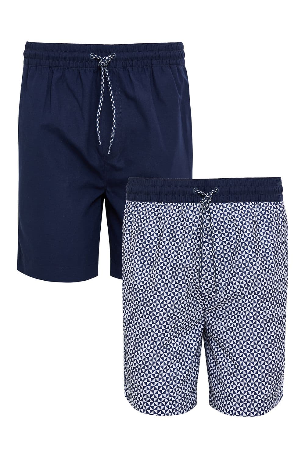2 Pack Kite Geometric Print Swim Shorts