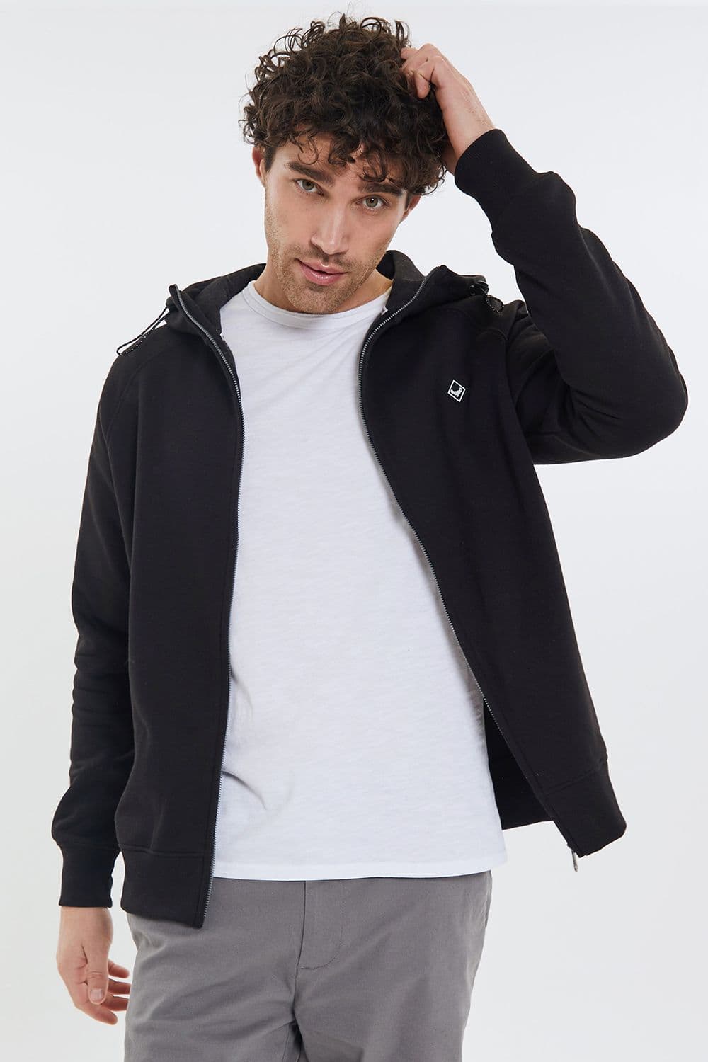 Radium Snood Zip Through Hoodie