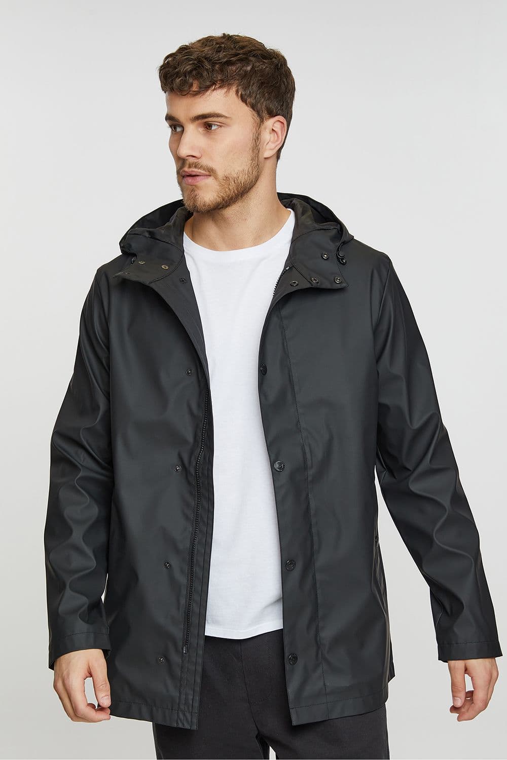 Pillar Lightweight Showerproof Hooded Mac