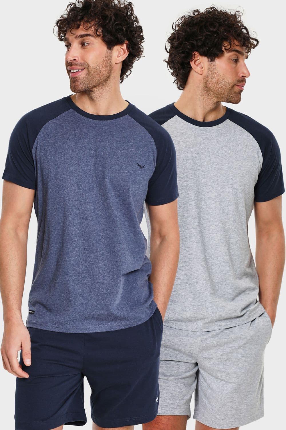 2 Pack Marlo Cotton Blend Short Sleeve Pyjama Set