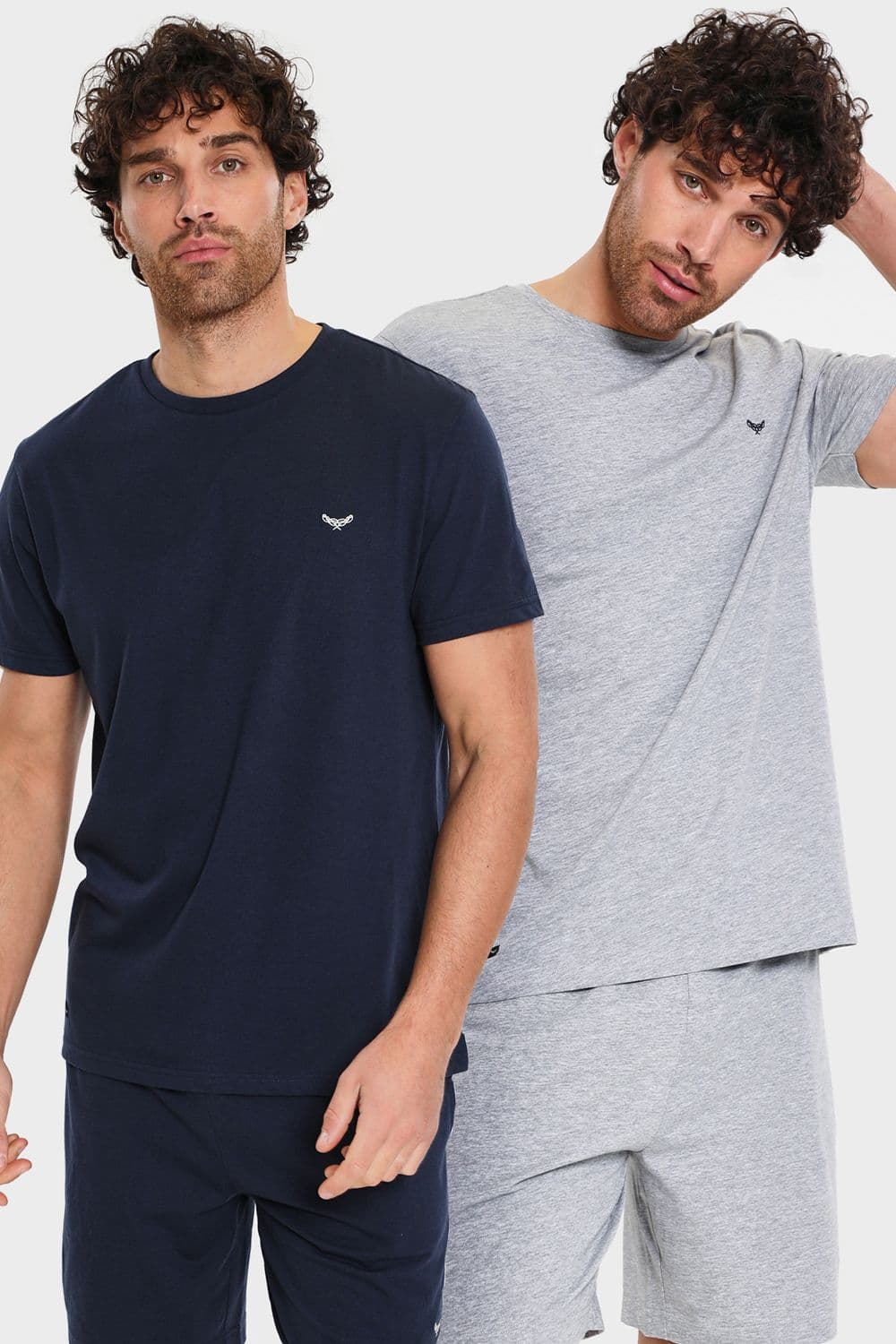 2 Pack Matty Cotton Blend Short Sleeve Pyjama Set