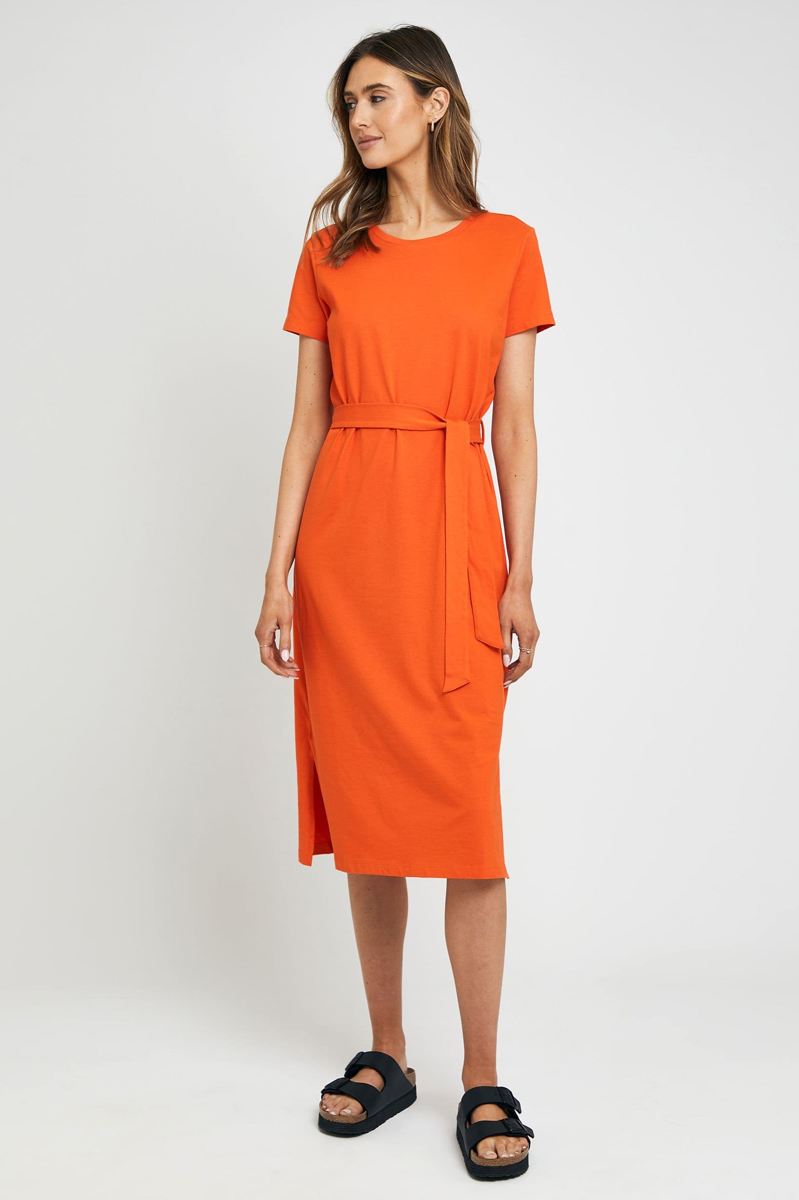 Gemma Cotton Jersey Midi Dress