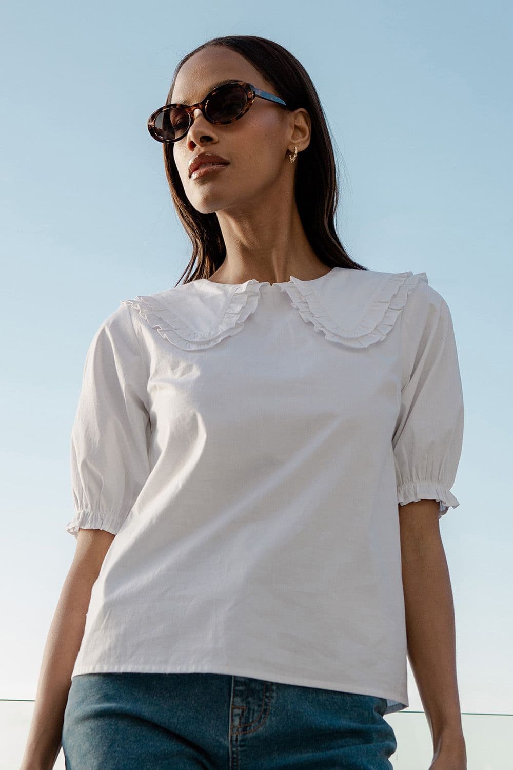 Palace Oversized Frill Collar Blouse