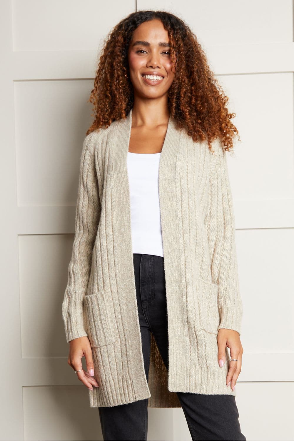 Marcel Knitted Open Cardigan