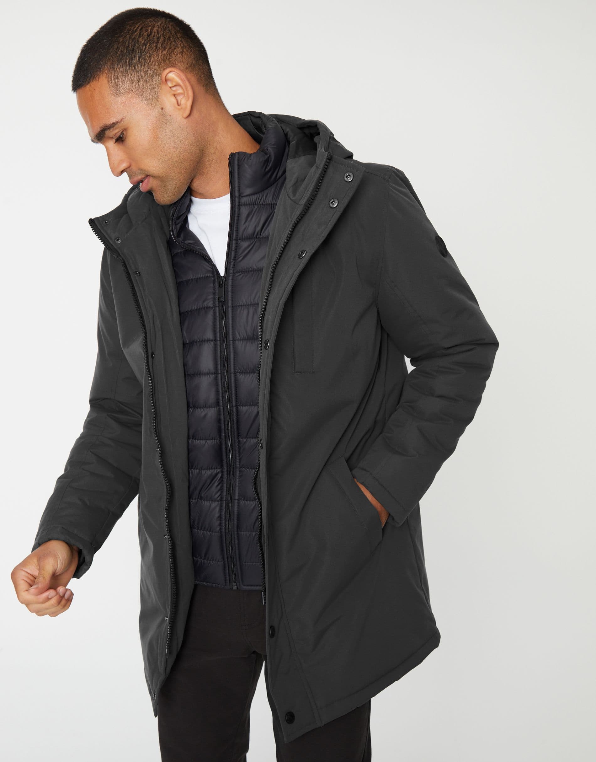 Galbraith Showerproof Mock Layer Raincoat