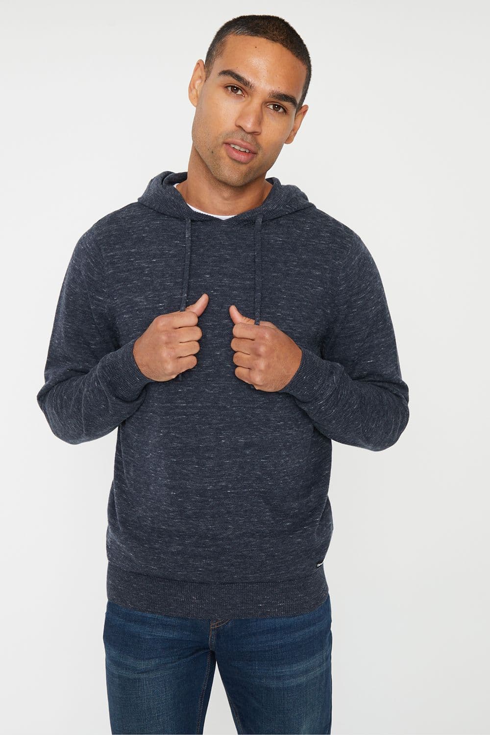 Bridgenorth Cotton Space dye Knitted Hoodie