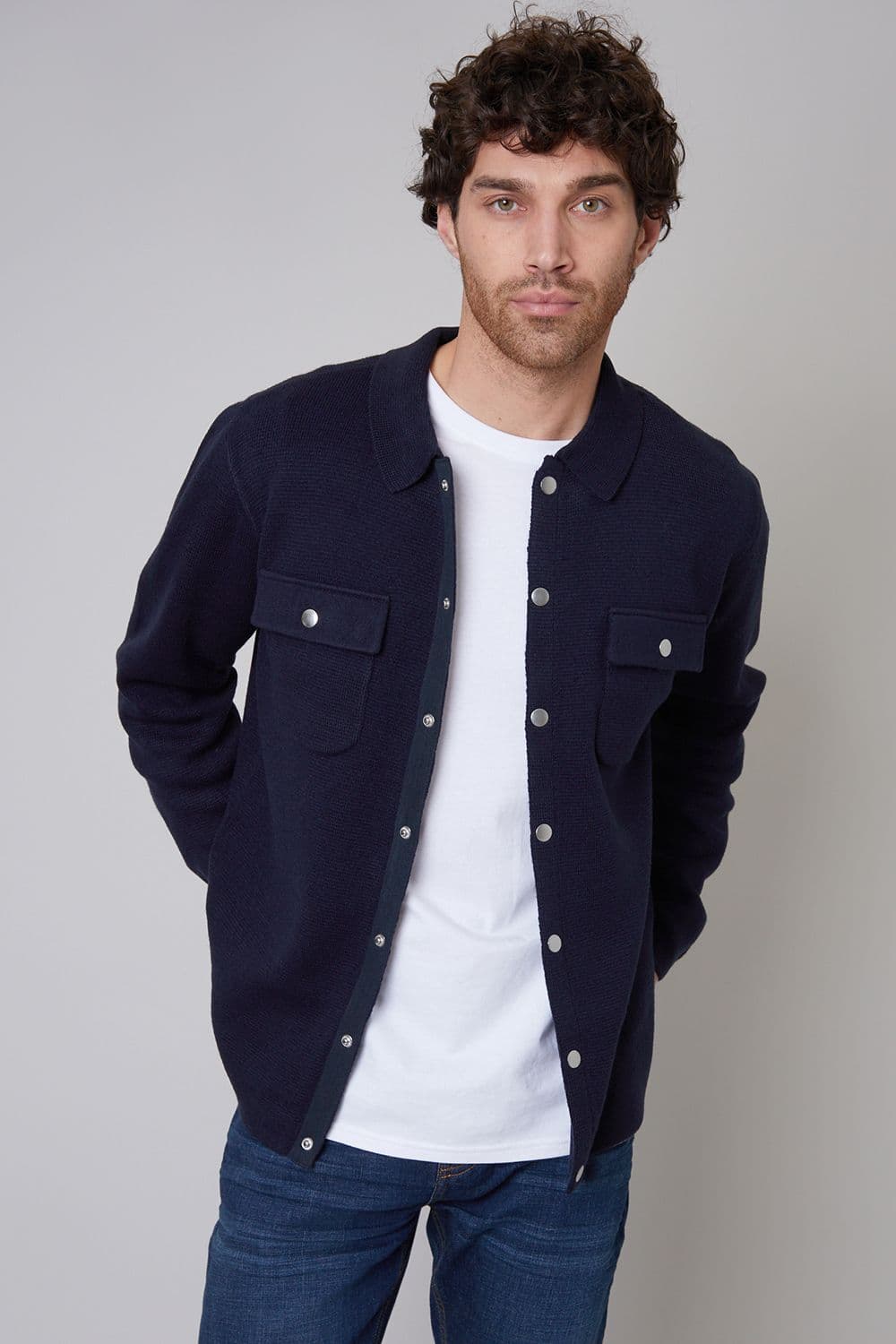 Roxton Luxe Long Sleeve Knitted Shirt