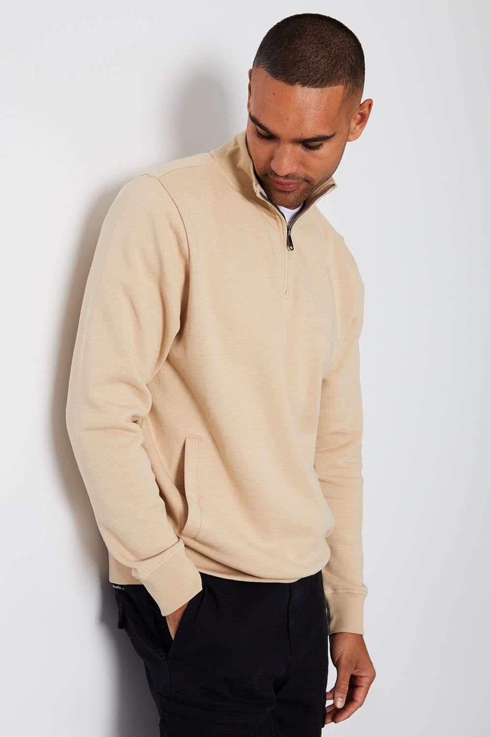 Patrick Quarter Zip Neck Sweatshirt