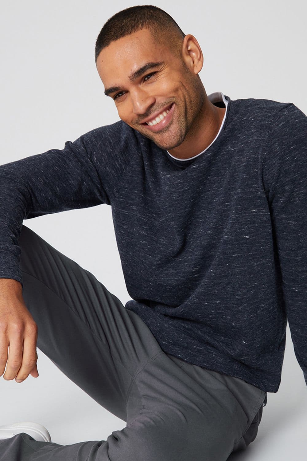 Springvale Cotton Crew Neck Jumper Mock T Shirt