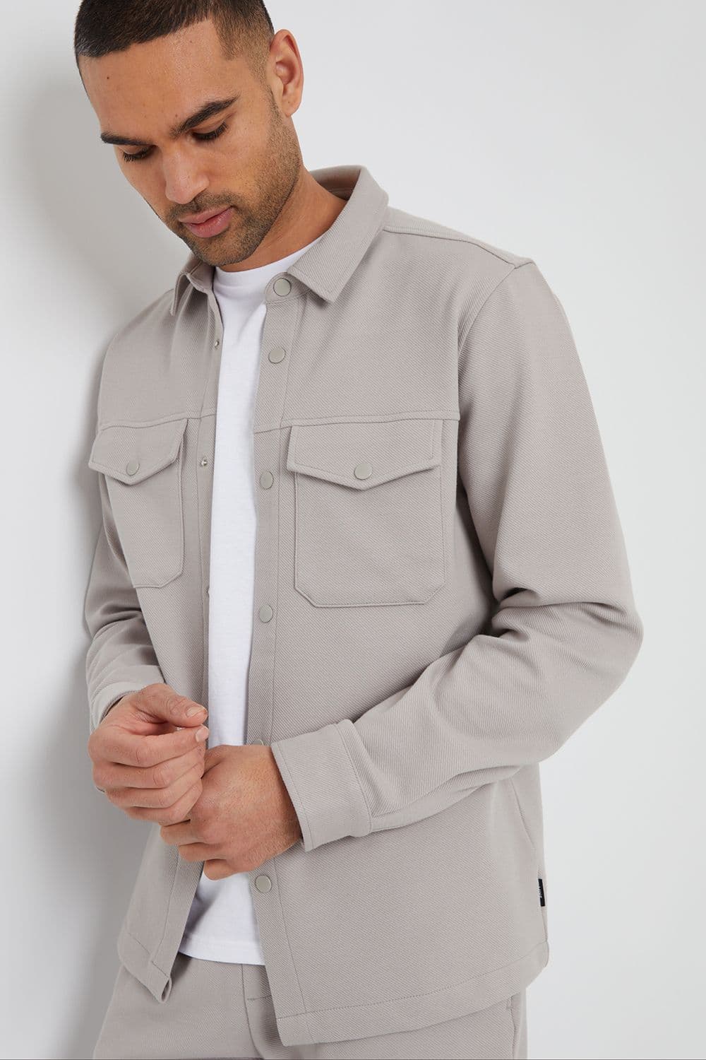 Ullswater Luxe Button Through Twill Shacket