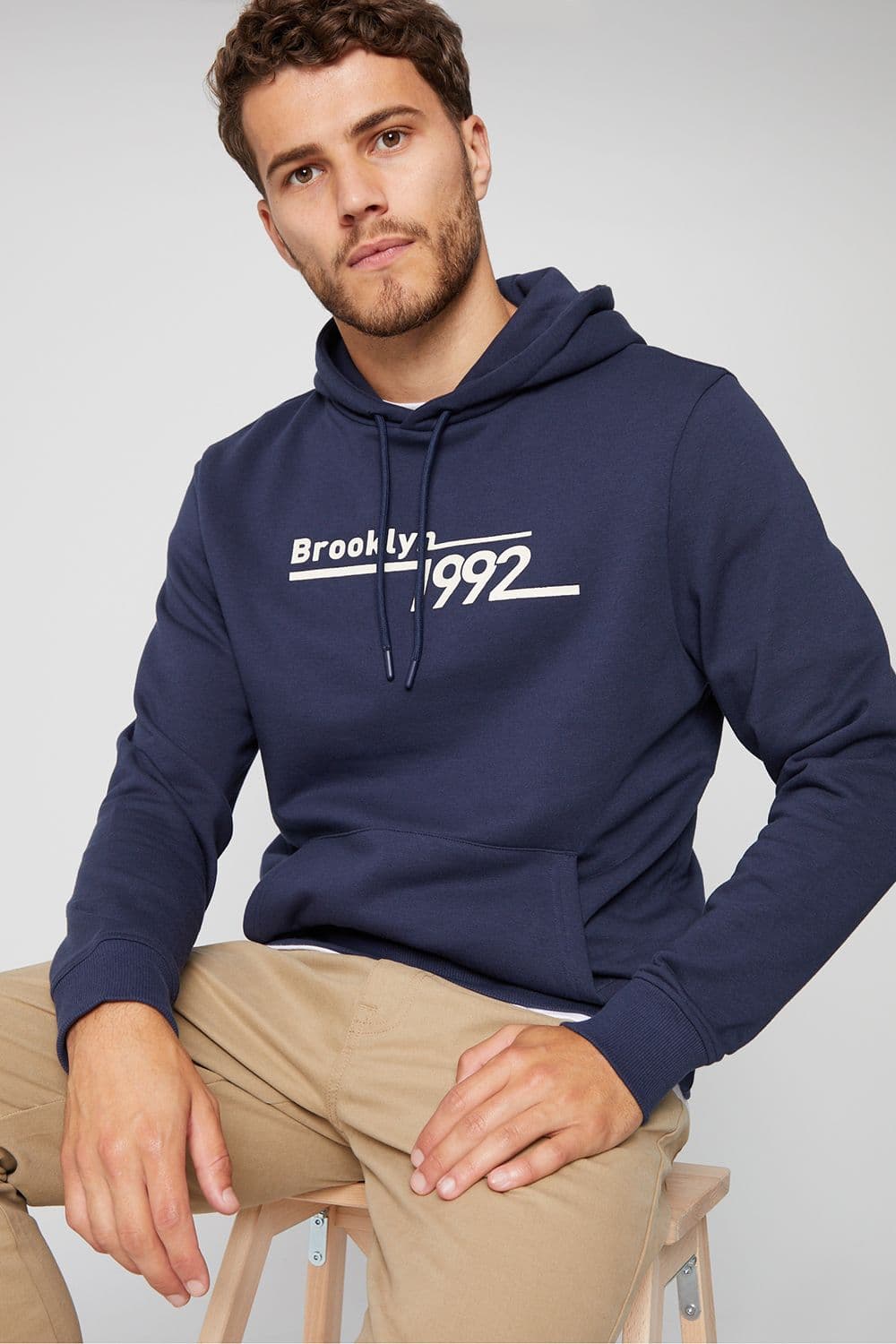 Ashfield Brooklyn Graphic Hoodie