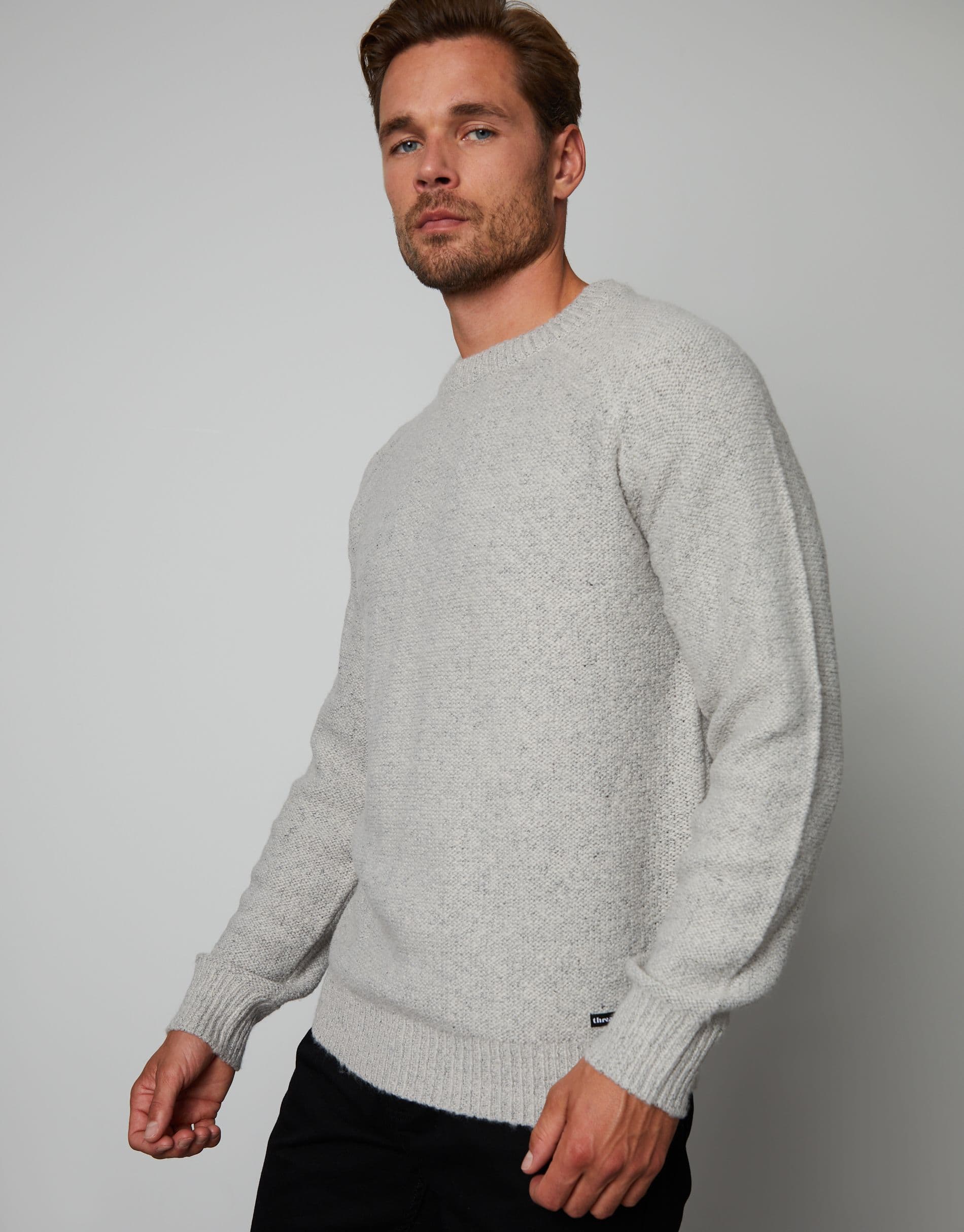 Gilbridge Crew Neck Raglan Sleeve Knitted Jumper