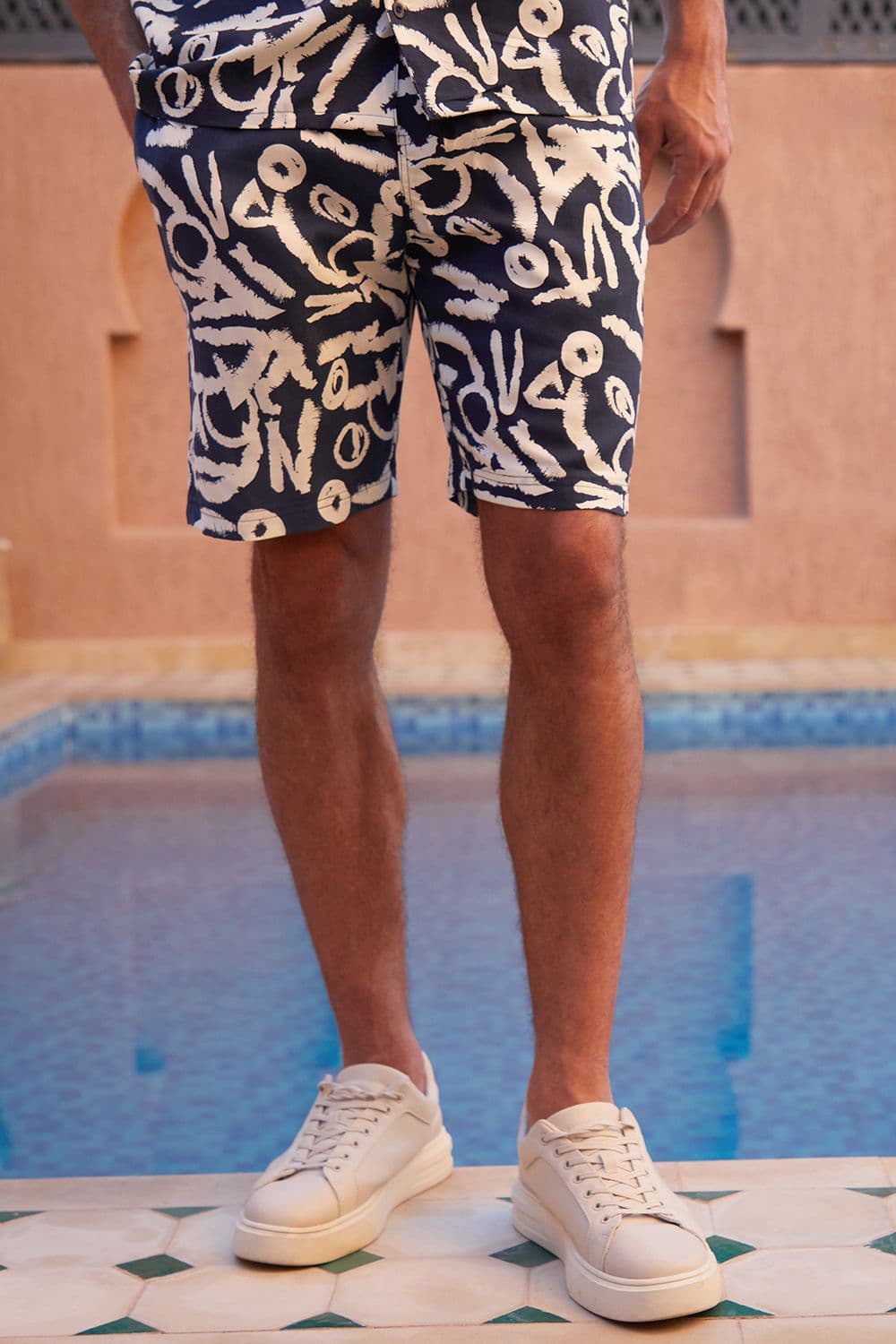 Tangdale Abstract Print Shorts
