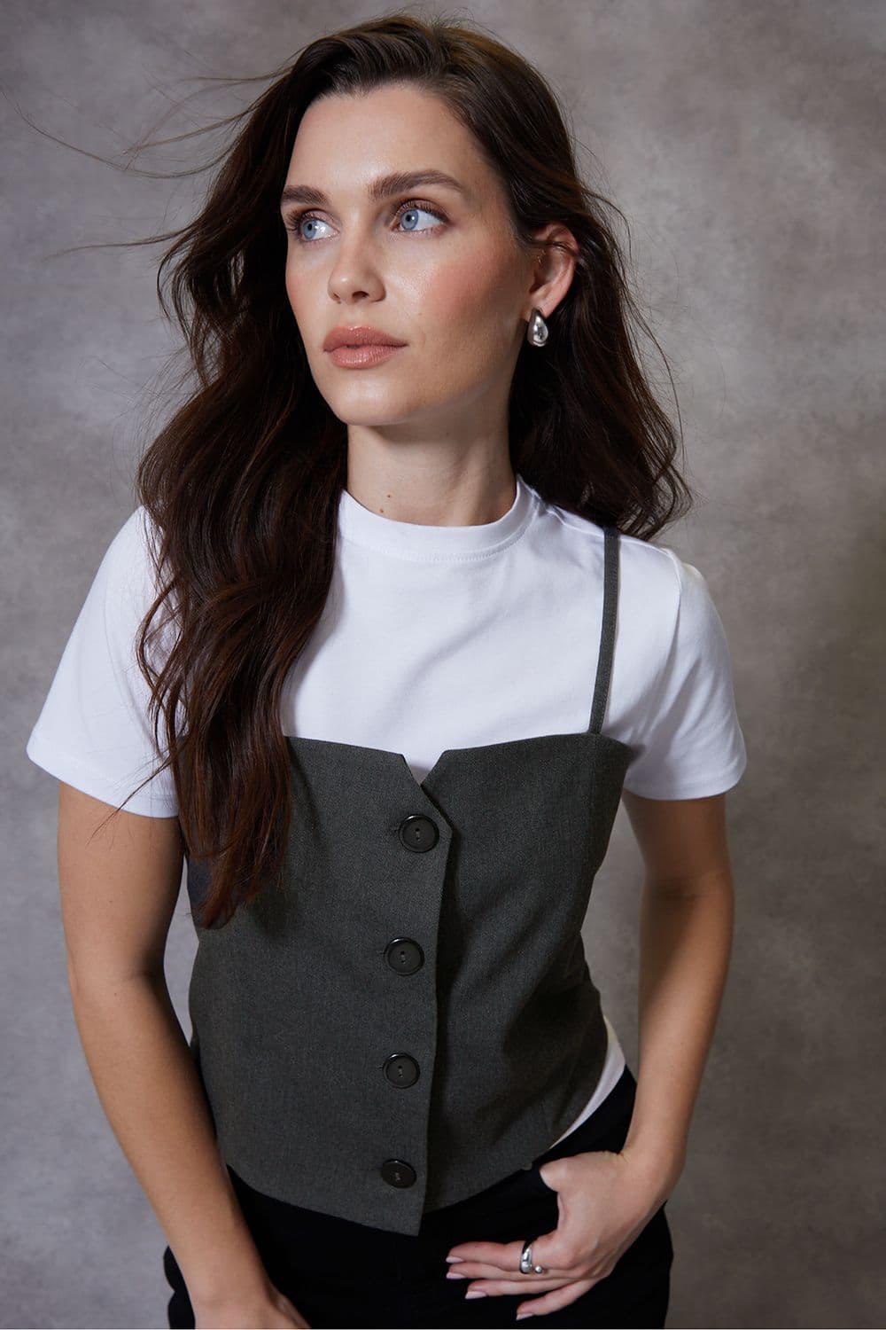 Monarch 2 1 Waistcoat & T Shirt