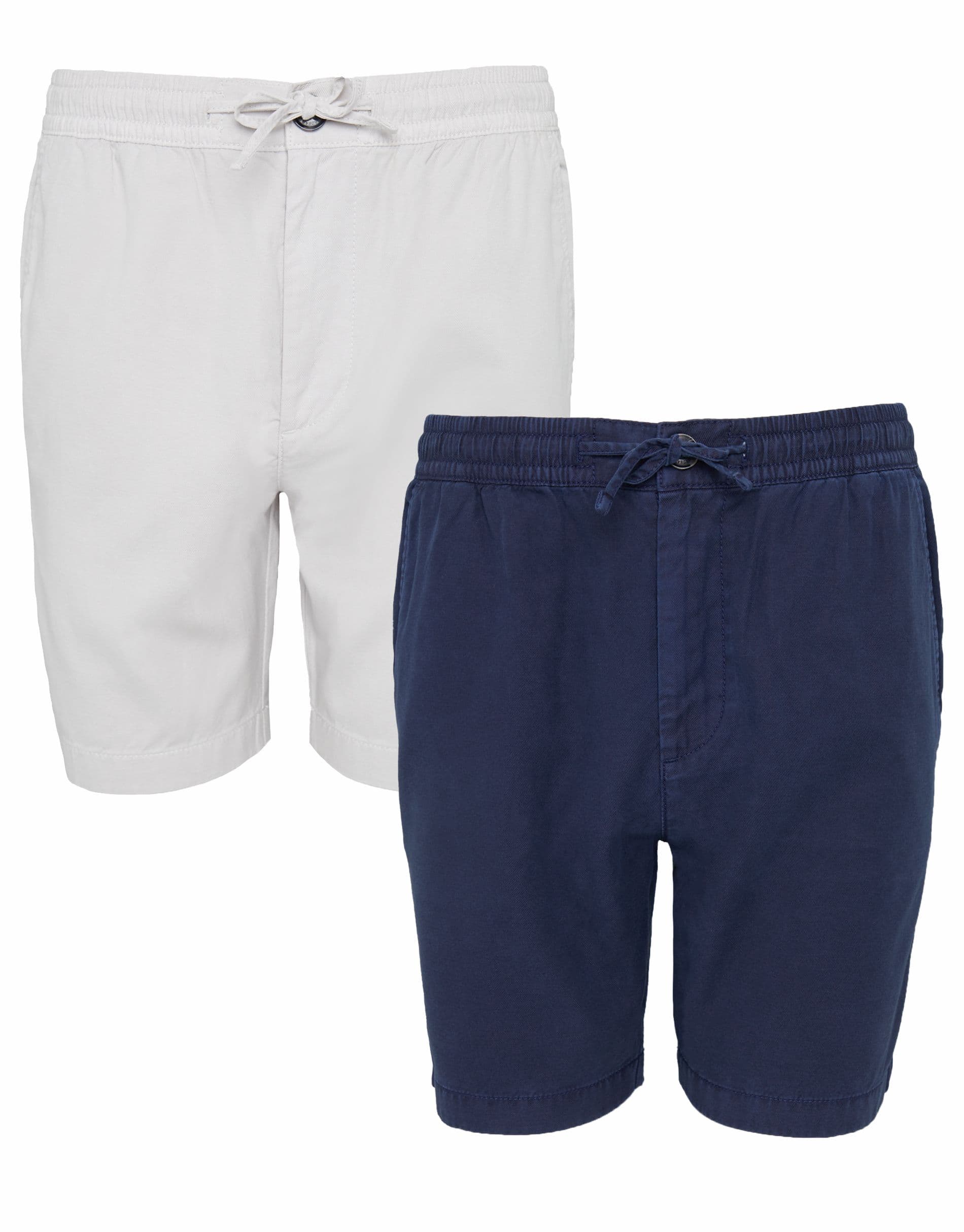 2 Pack Frankland Cotton Lyocell Jogger Style Shorts