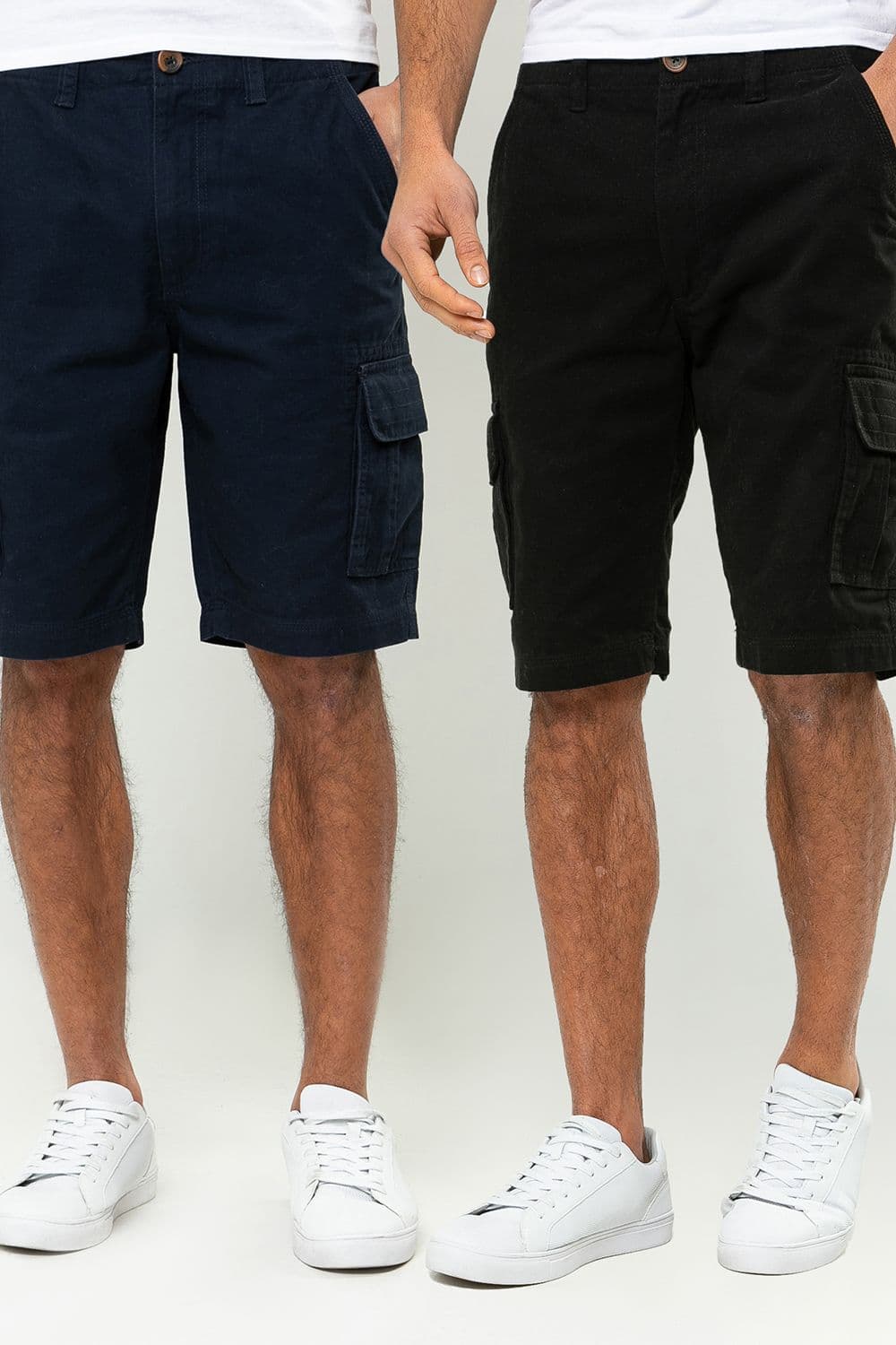 2 Pack Ravenscroft Cotton Cargo Shorts