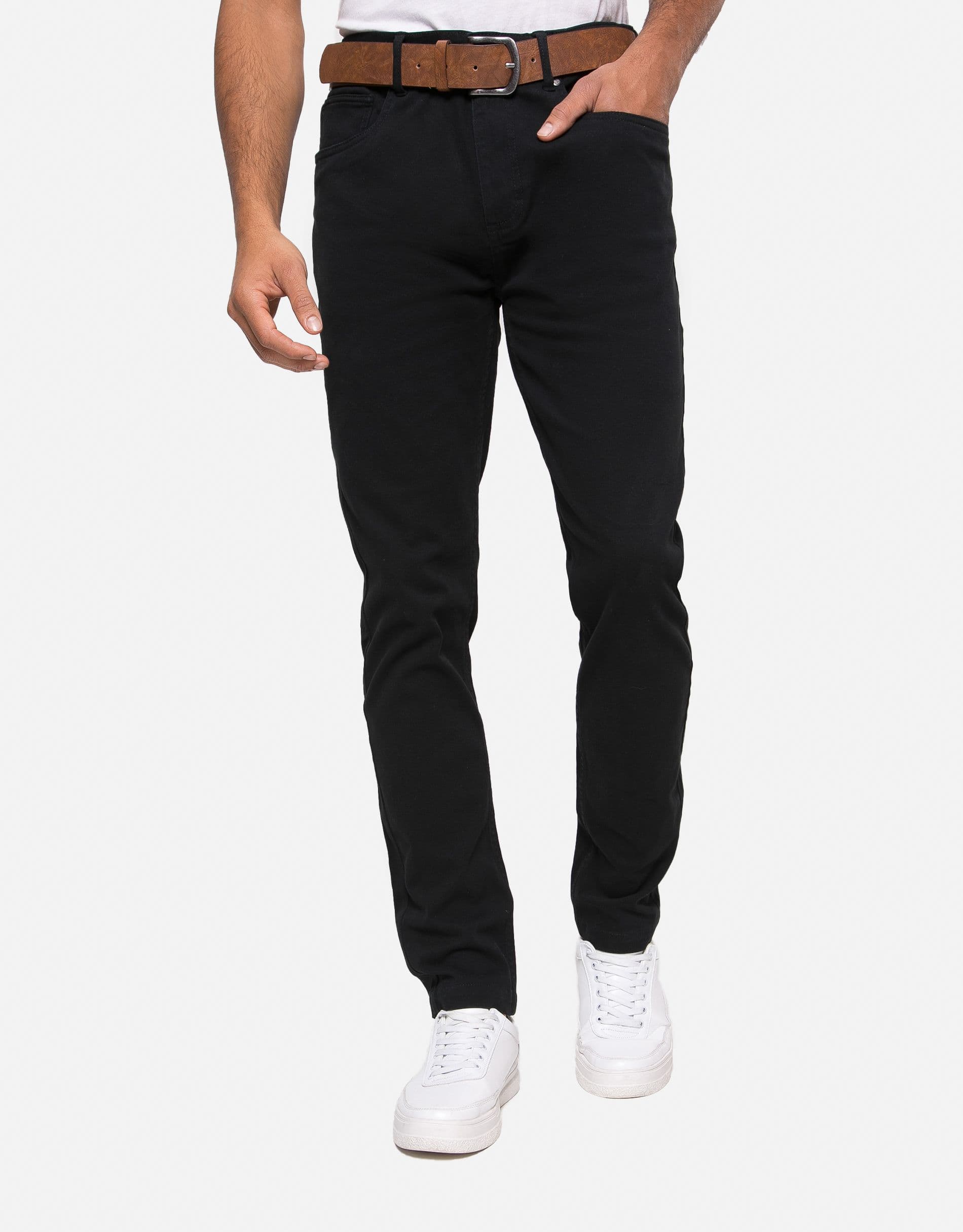 Georgia Belted Stretch Chino Trousers