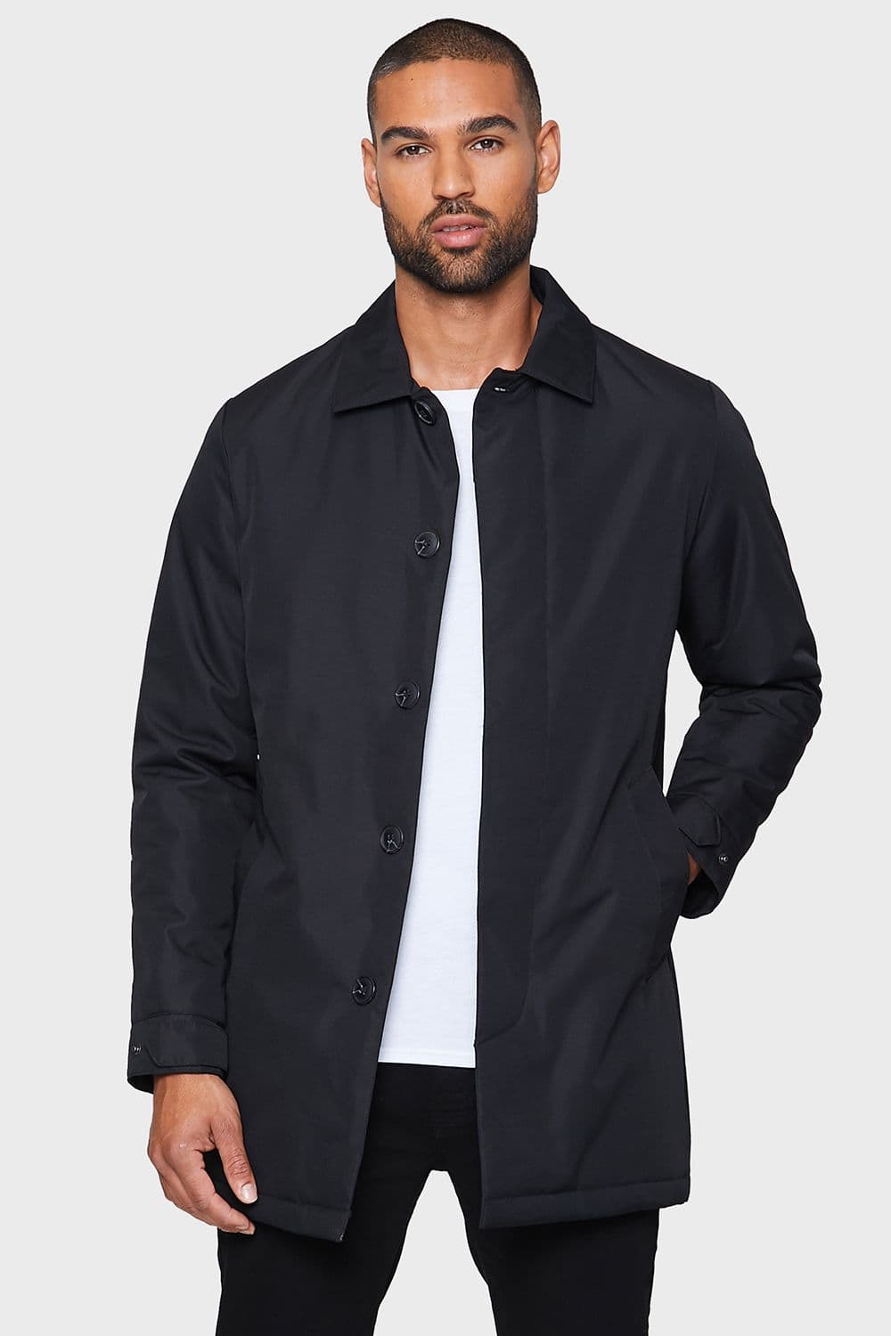 Dumfries Showerproof Padded Longline Mac