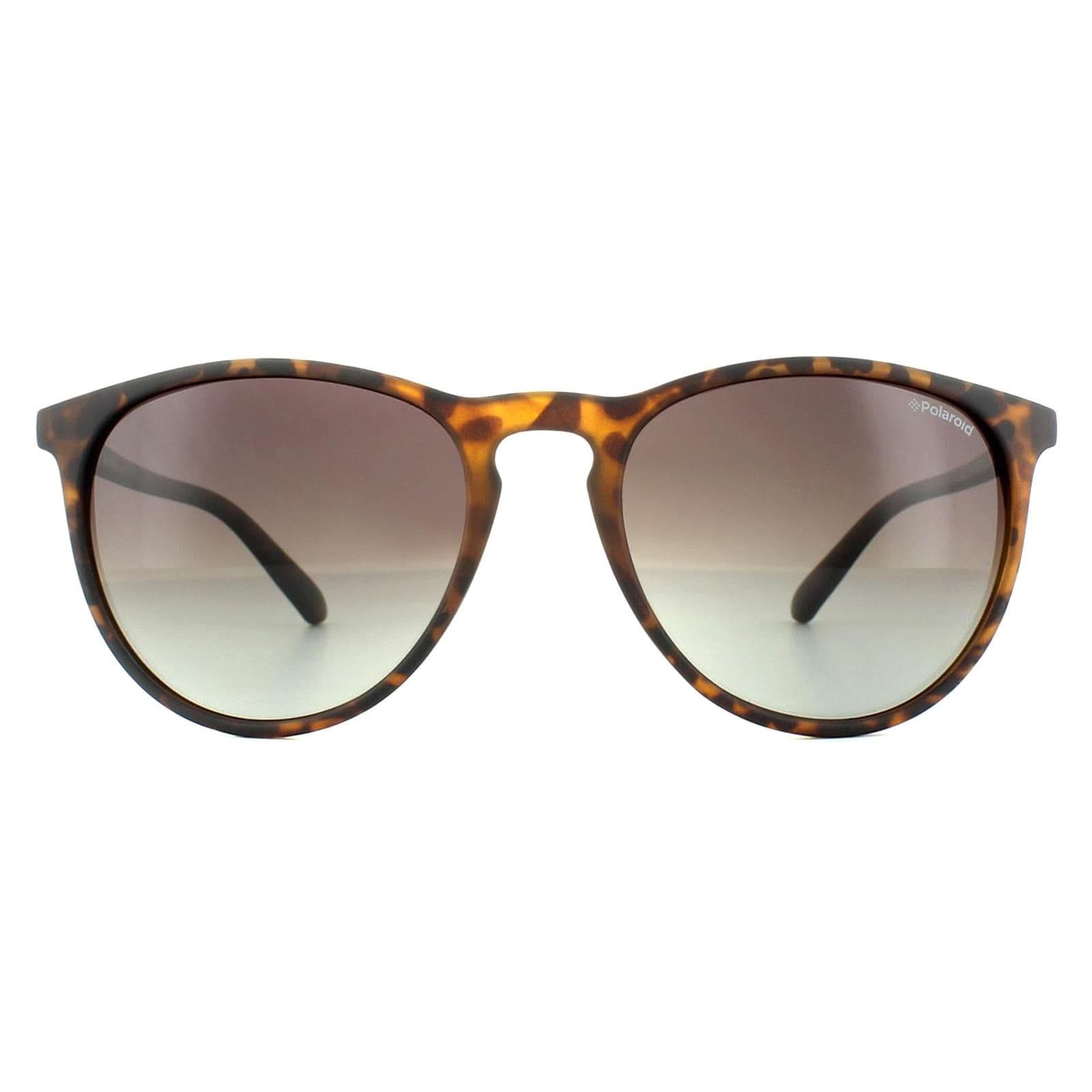 Cat Eye Havana Brown Gradient Polarized Sunglasses