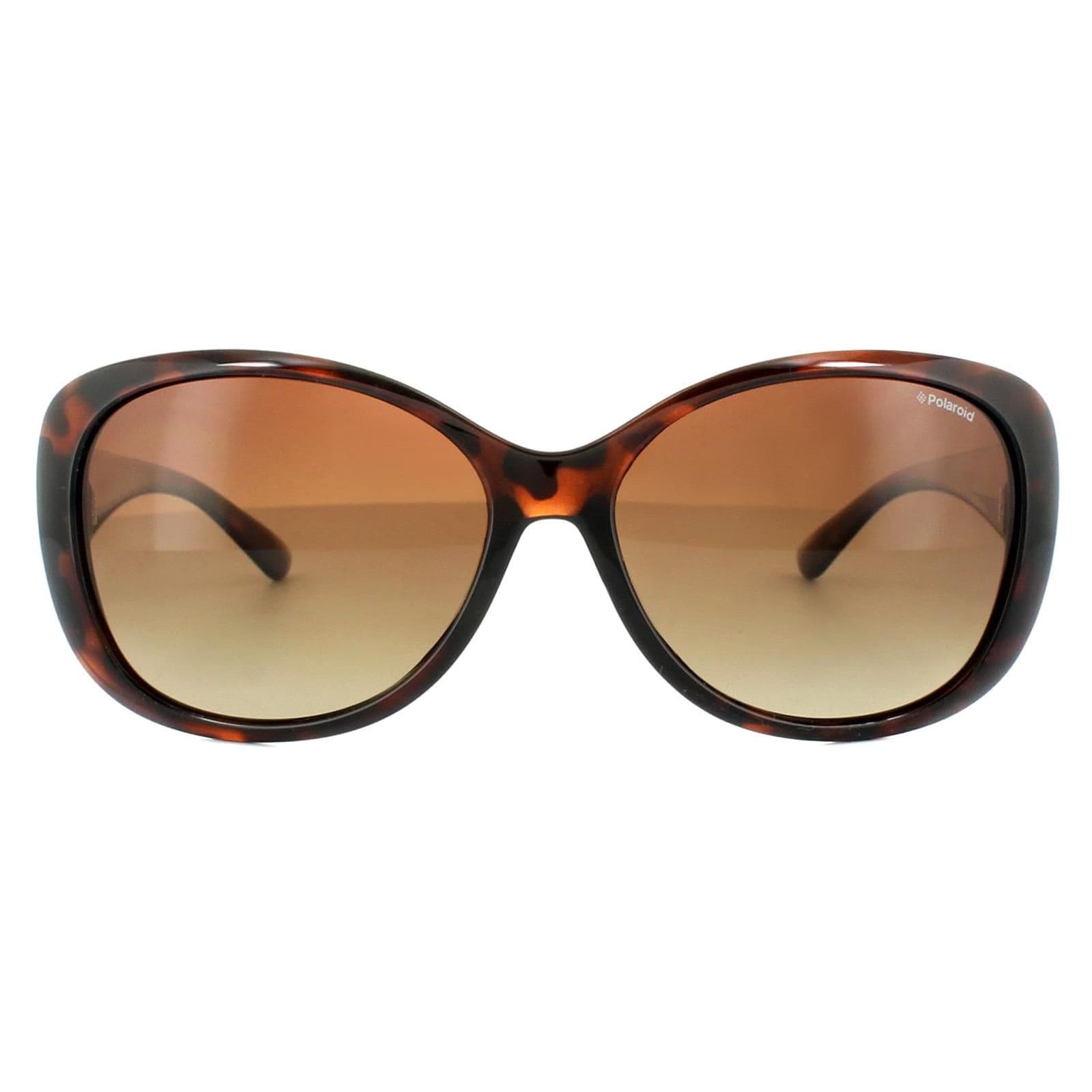 Fashion Havana Brown Gradient Polarized Sunglasses
