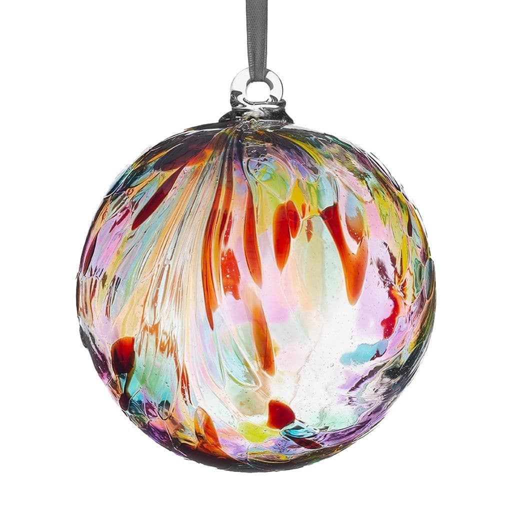 10cm Friendship Ball Feather Design Multicoloured