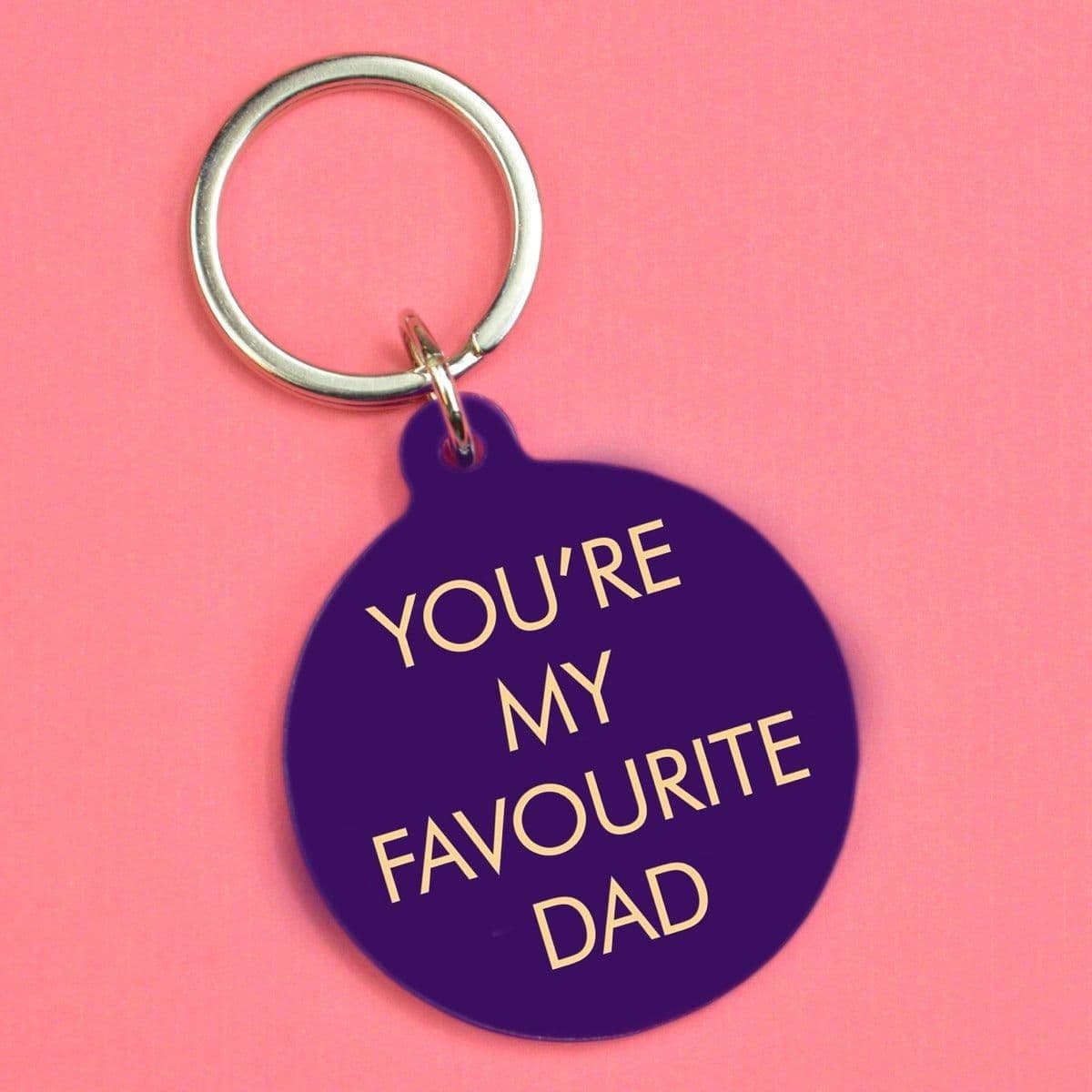 Youre My Favourite Dad Keytag