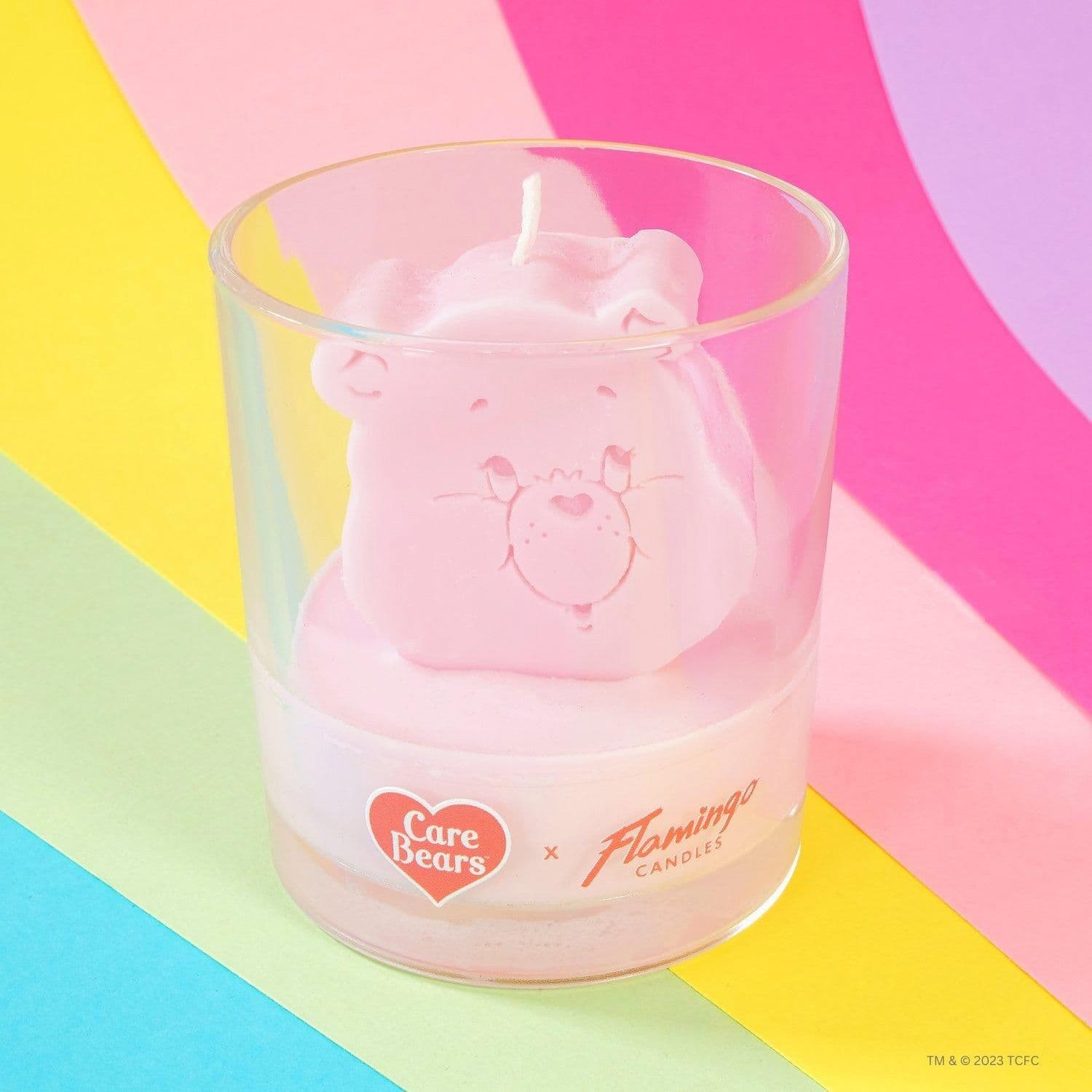 Care Bears x Fuzzy Wuzzy Cheer Bear 3D Icon Candle