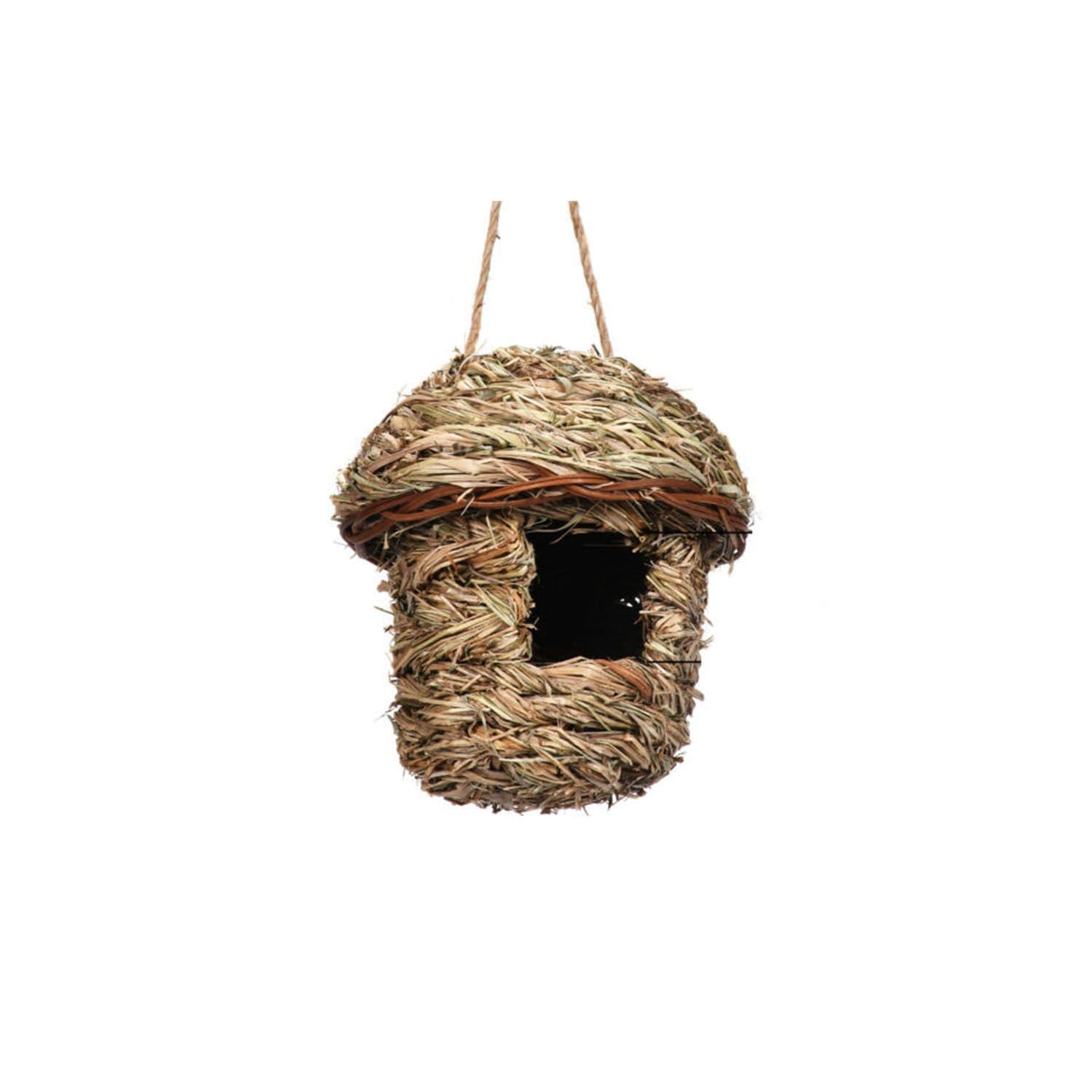 BlackGrass Weaving Pet Birdhouse Gardening Decorative Birdhouse