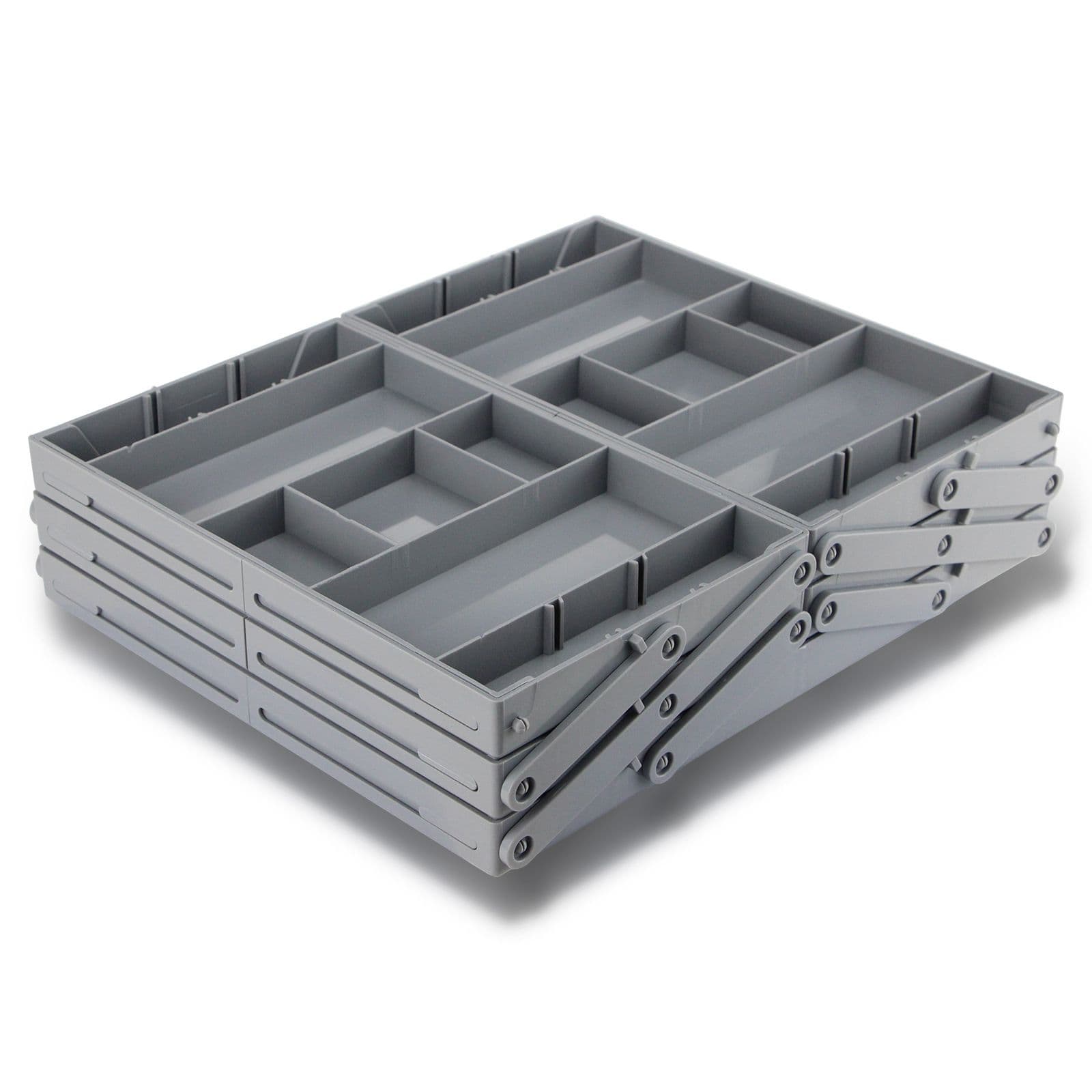 2 Row 3 Tier Jewelry Cosmetics Storage