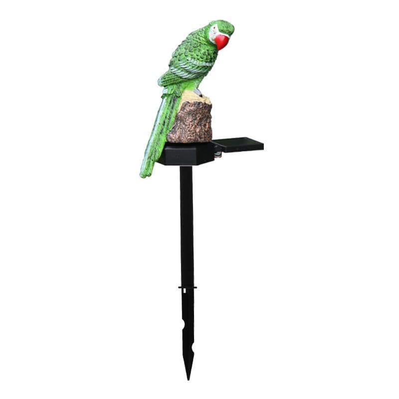 Green Parrot LED Solar Outdoor Landscape Garden Decoration Light