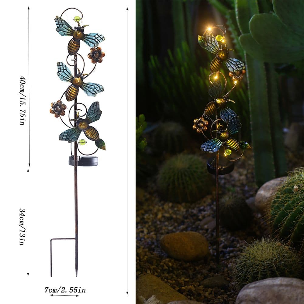 Solar Honey Bee Shaped Garden Patio Lights