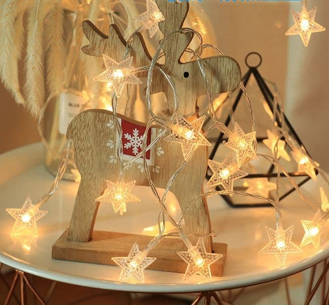 6.5 Metres 30 Lamps Warm Stars Solar Camping Light String