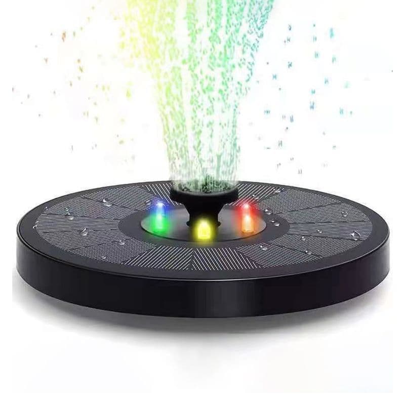 3W Solar LED light Fountain Pump Built Battery