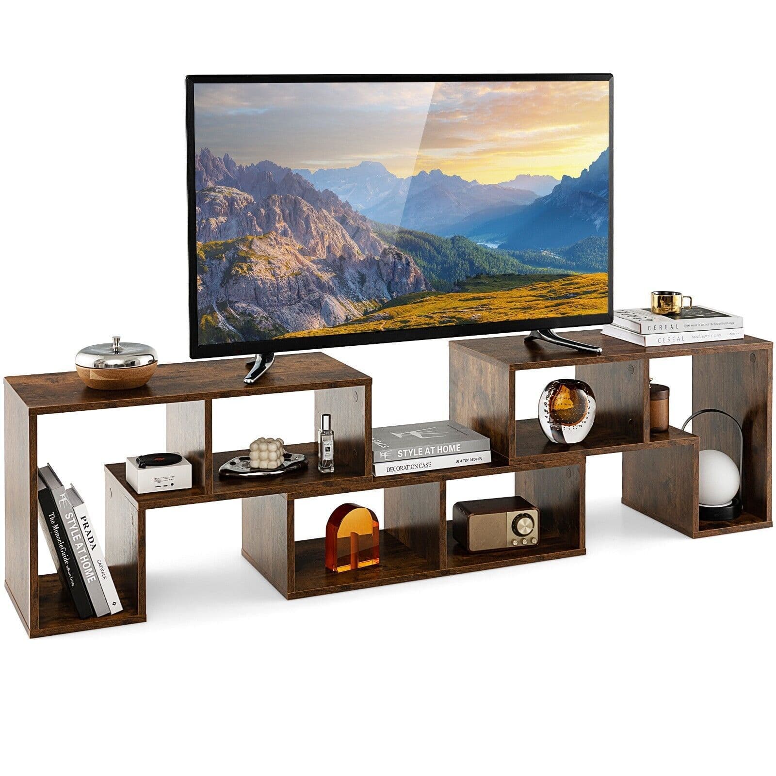 TV Stand TVs up to 65 Inches Free Combination Adjustable TV Cabinet Center