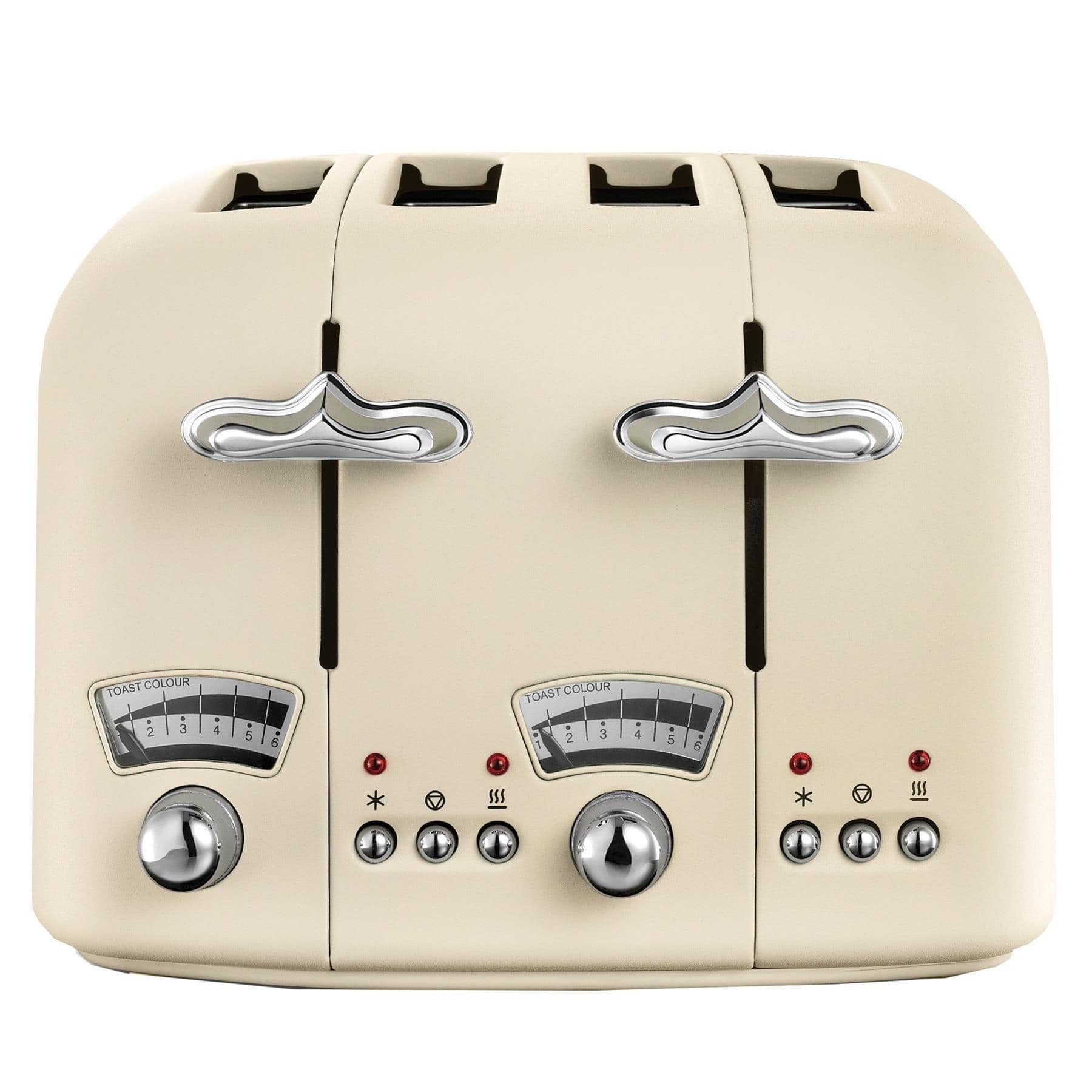 4 Slice Argento Toaster