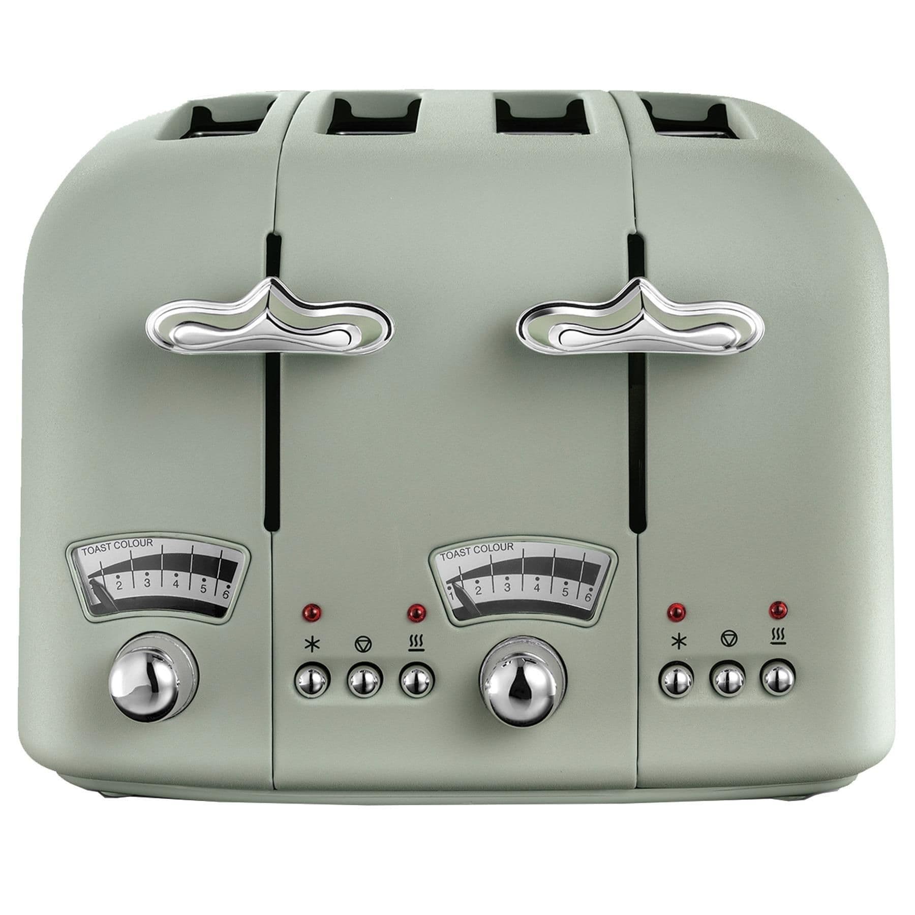 4 Slice Argento Toaster