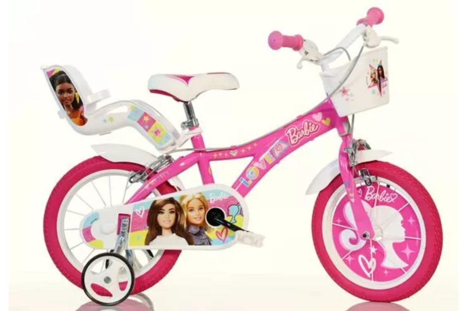 Barbie Bike Stabilisers 14" Wheels