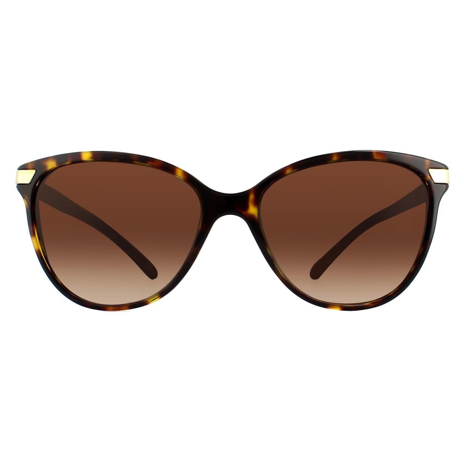 Cat Eye Dark Havana Gold Detailing Gradient BE4216 Sunglasses