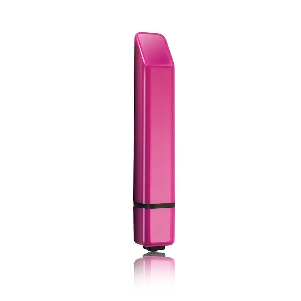 Bamboo Brushed Silver Discreet Precision Lipstick Bullet Vibrator