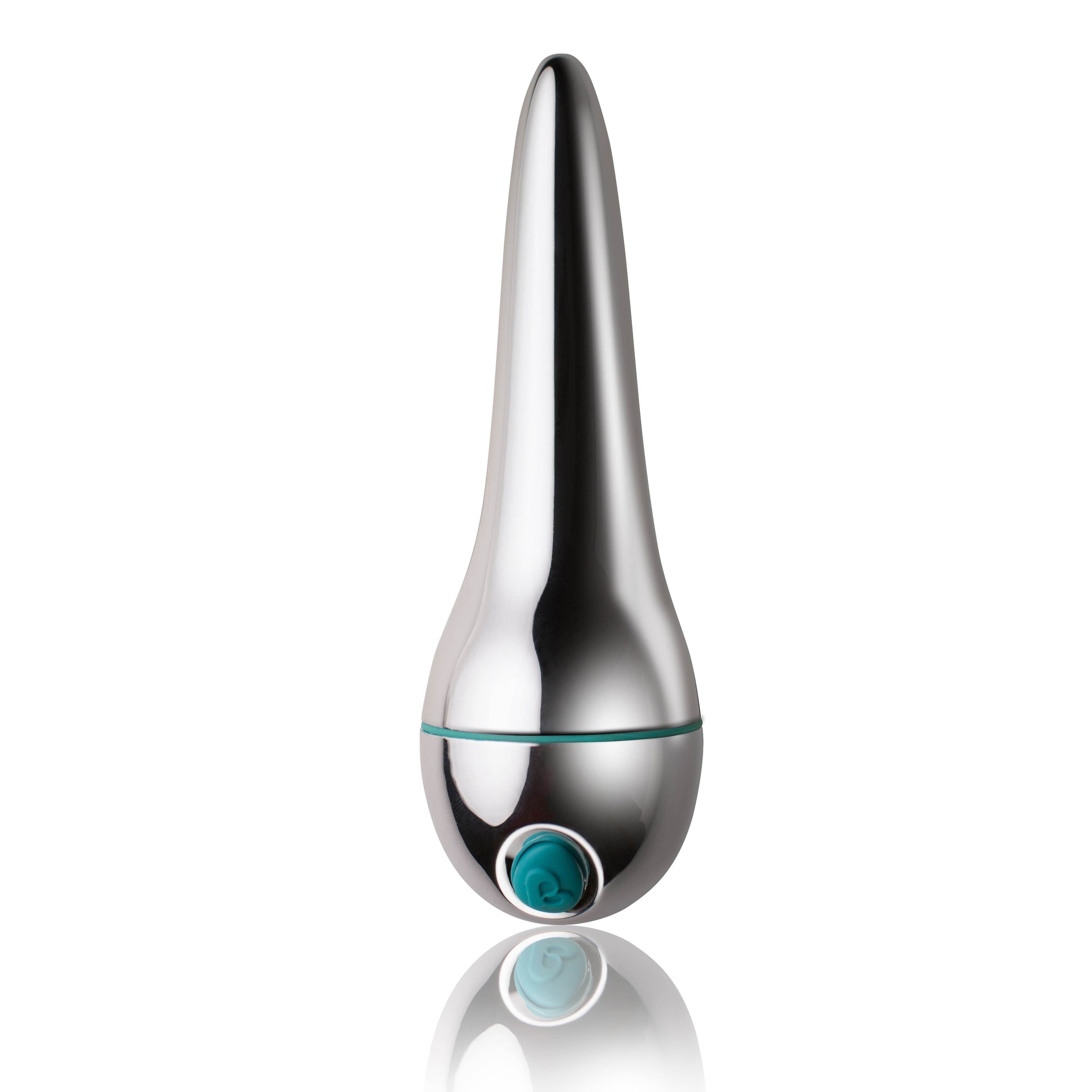 Aura Precision Internal External Intimate Massager Metallic