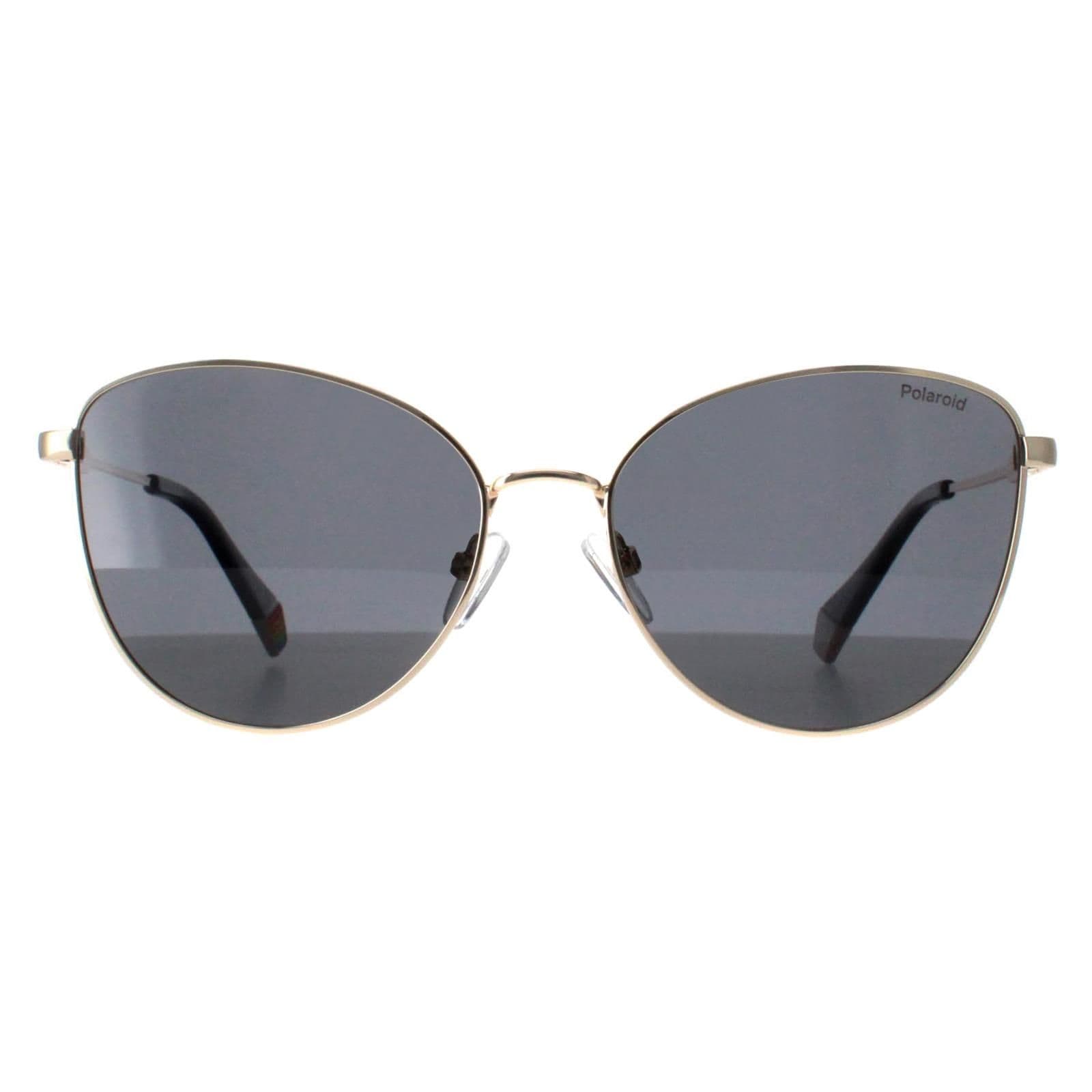 Cat Eye Gold Grey Polarized PLD 6188/S