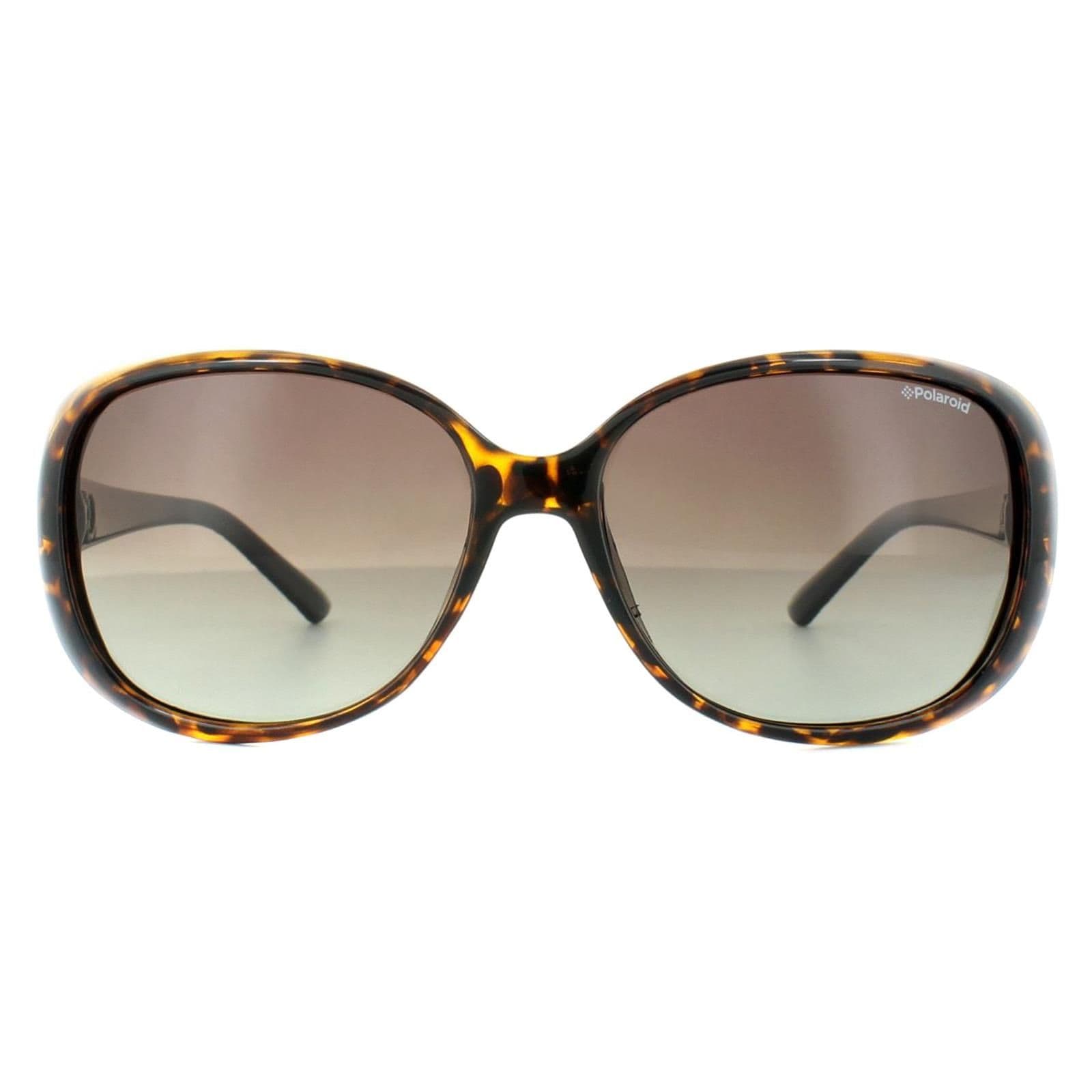 Fashion Havana Black Brown Gradient Polarized Sunglasses
